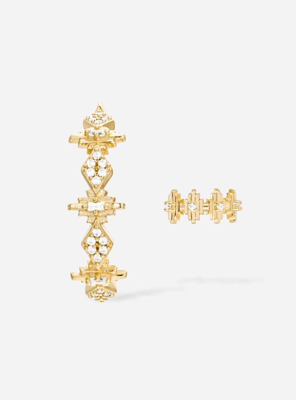 Composition boucles d'oreilles CAI + BAYA