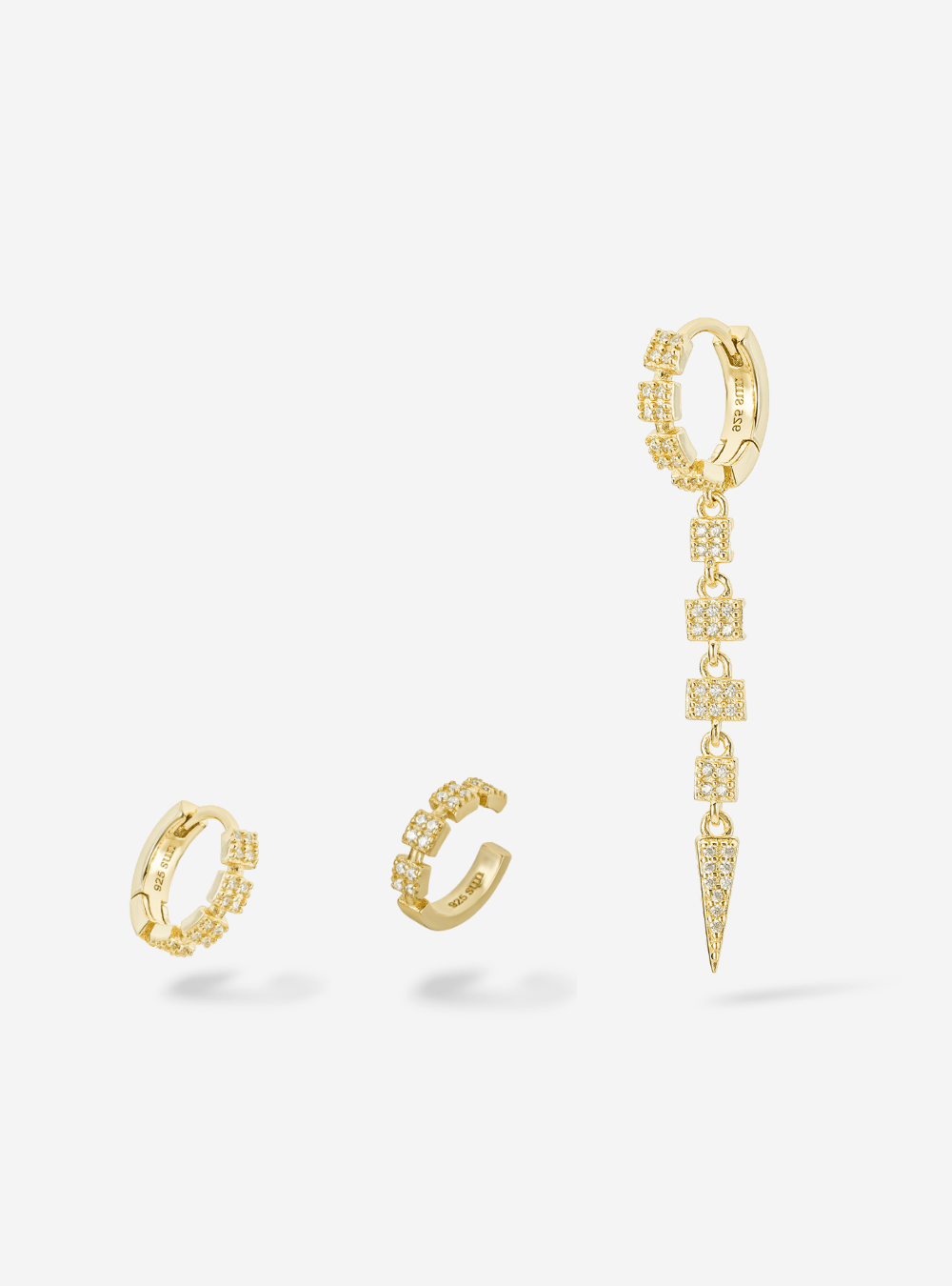 Composition boucles d'oreilles Avalon + The Dolis Sun Society