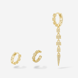 Composition boucles d'oreilles Avalon + The Dolis Sun Society