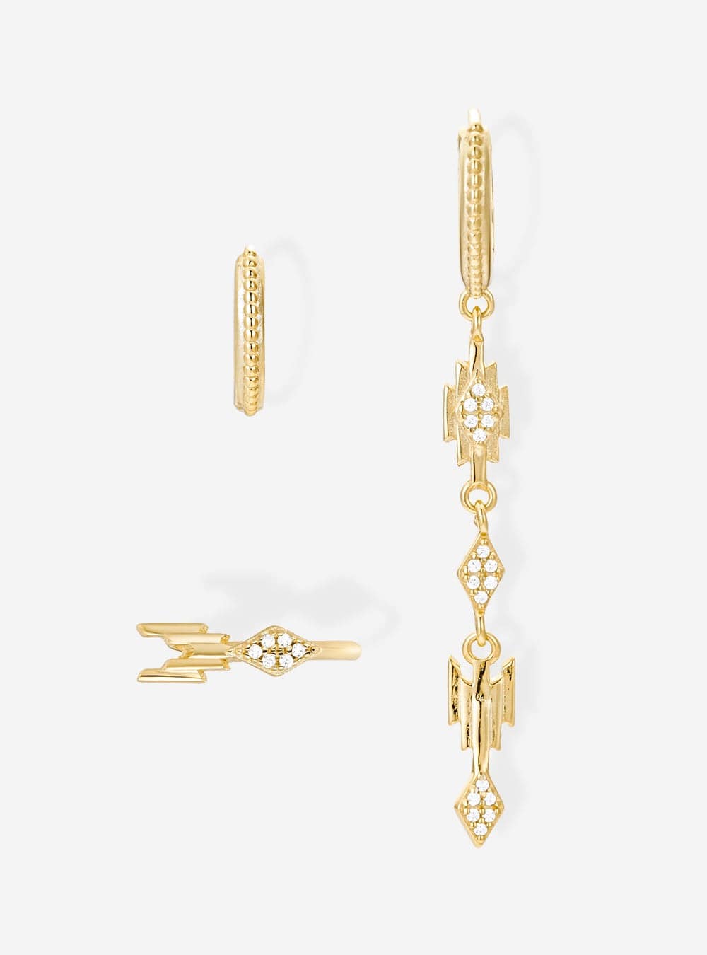 JOSS + WREN + IVA - Sun Society boucles d'oreille