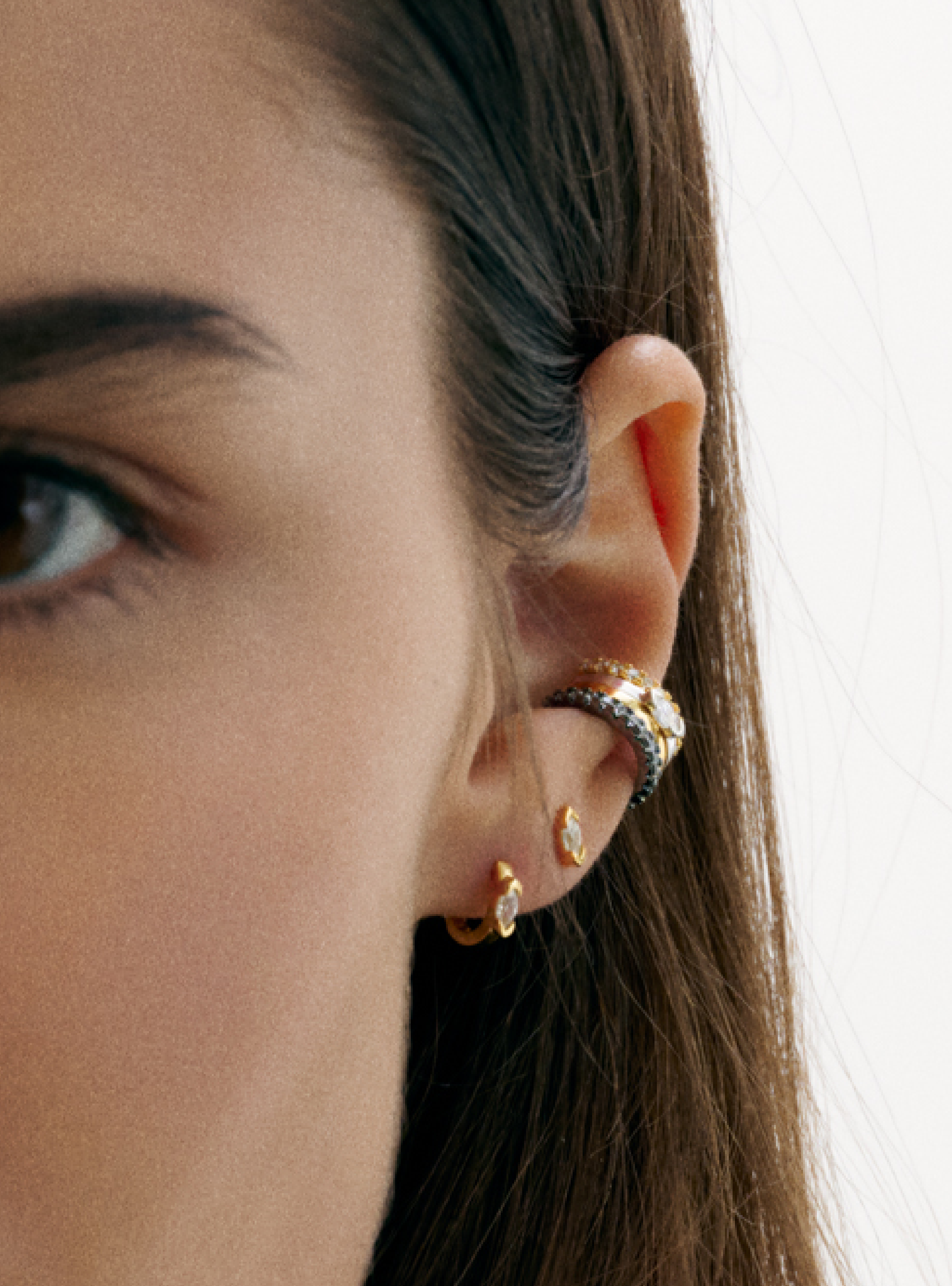 Earcuff Pavée - Sun Society boucles d'oreille