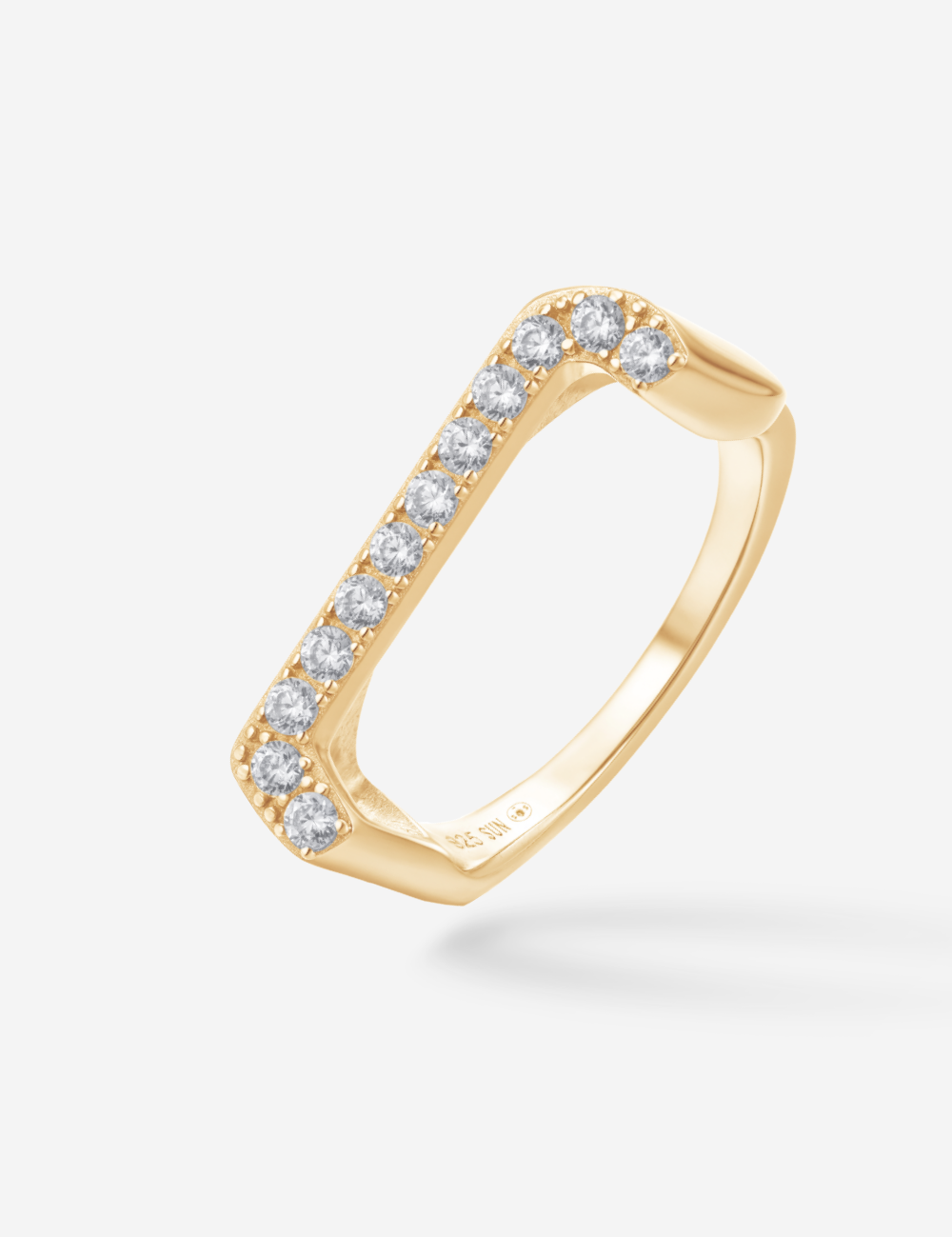 Bague Initial C - Sun Society