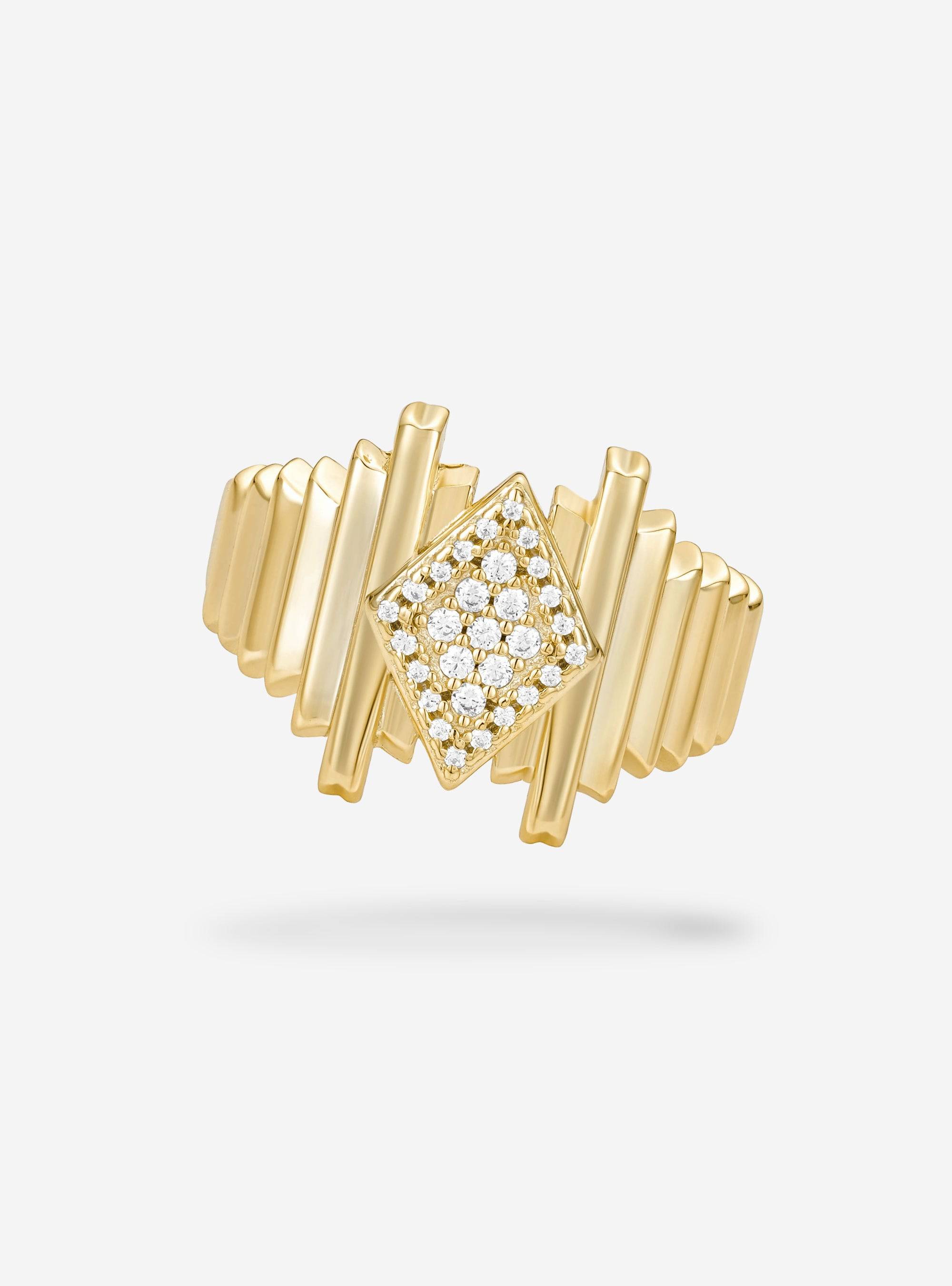 Chevalière Veda - Sun Society boucles d'oreille