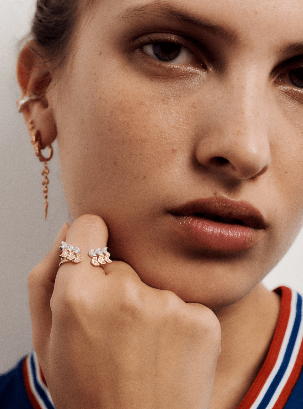 Bague Echo - Sun Society boucles d'oreille