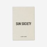 E-Gift Card - Sun Society boucles d'oreille