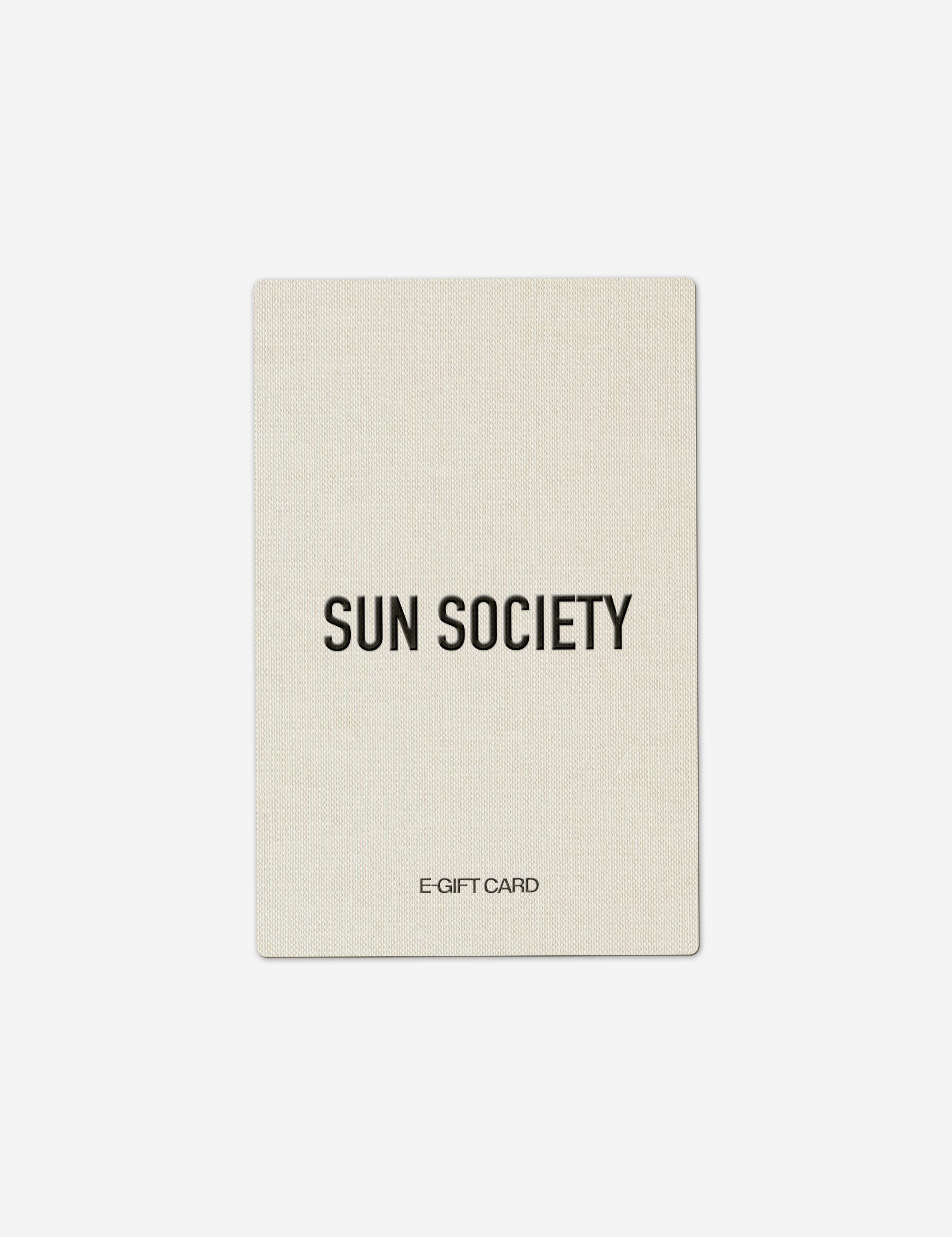 E-Gift Card - Sun Society boucles d'oreille