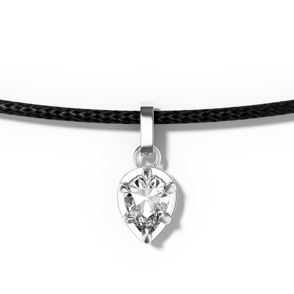Collier Poire Noir - Sun Society 