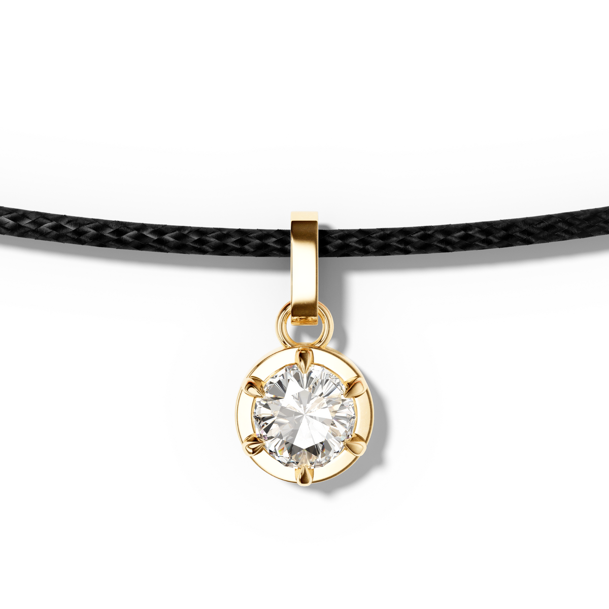 Collier Round Noir - Sun Society 