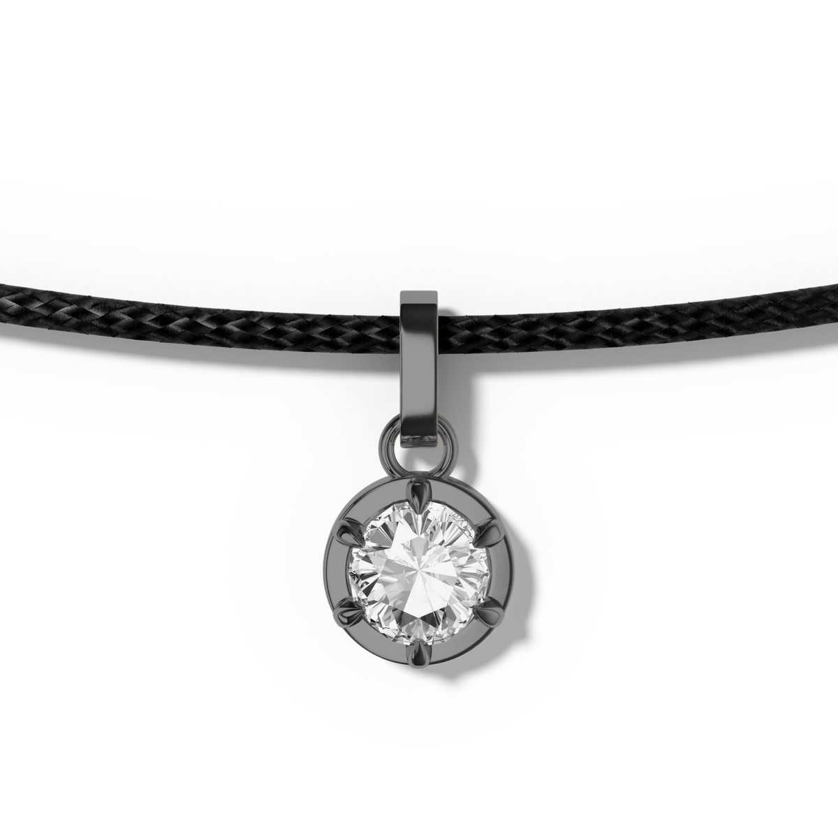 Collier Round Noir - Sun Society 