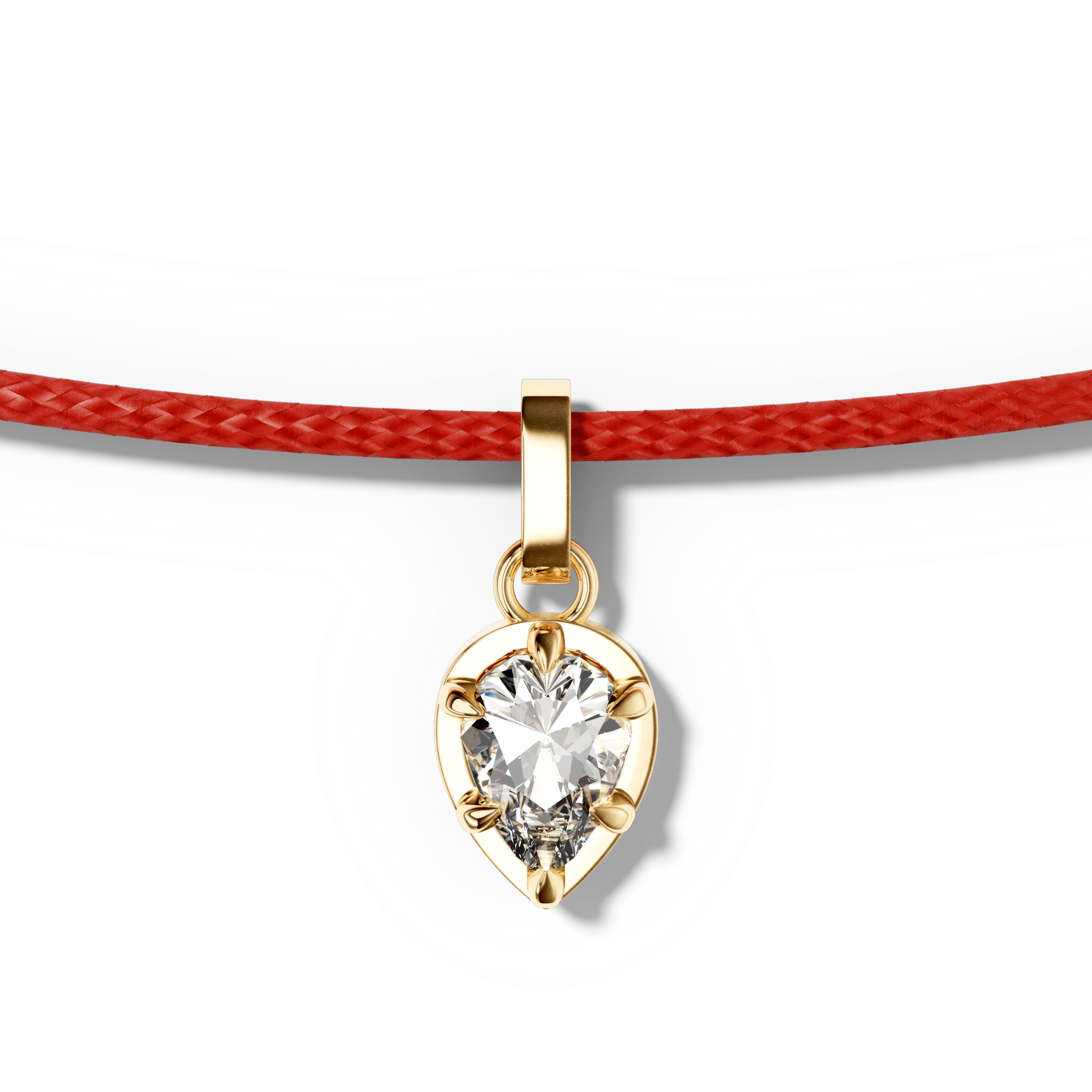 Collier Poire Rouge - Sun Society 