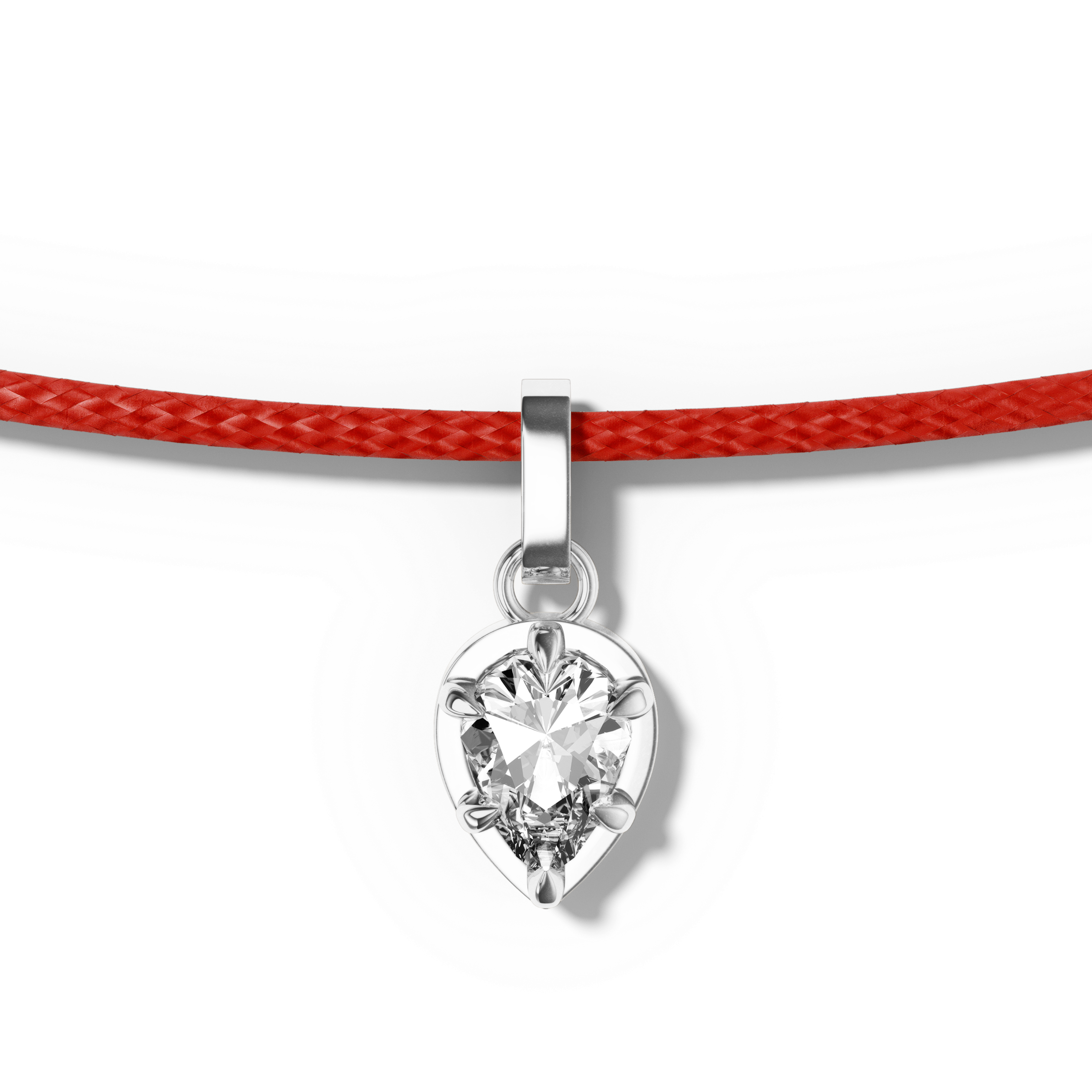 Collier Poire Rouge - Sun Society 