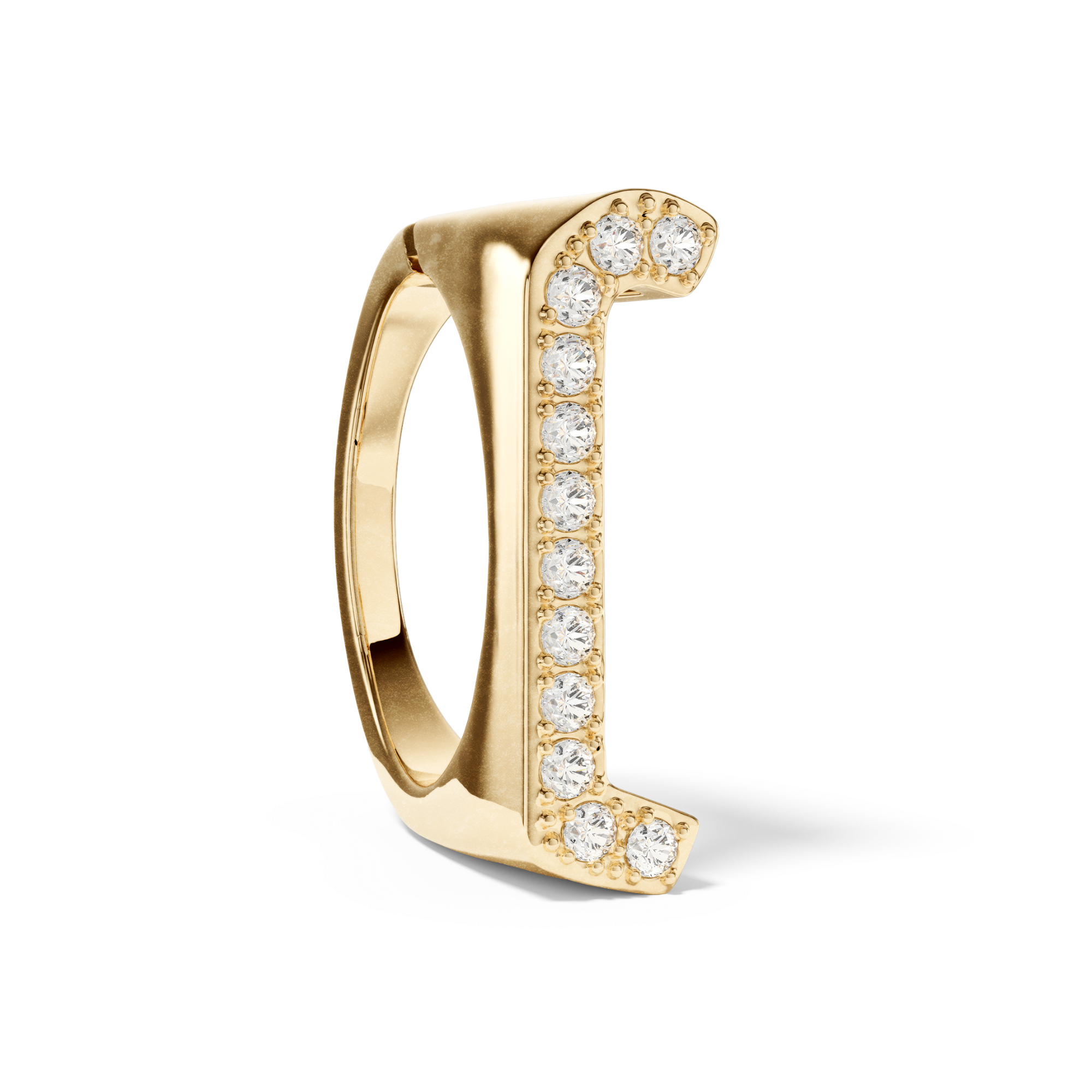 Bague Initial C - Sun Society 