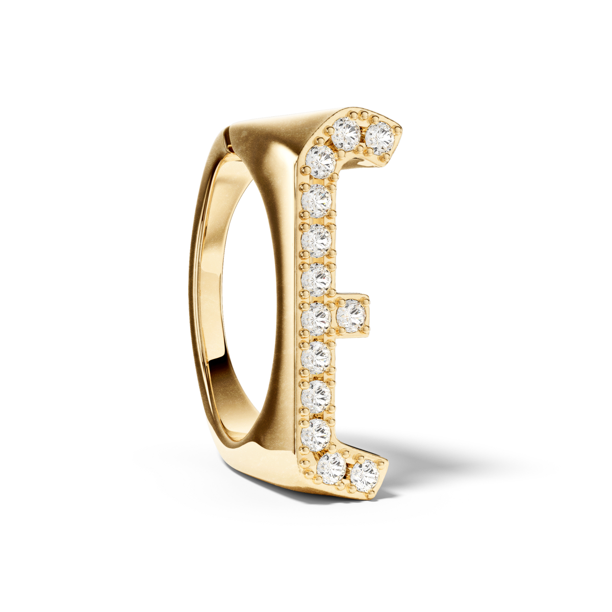 Bague Initial E - Sun Society 