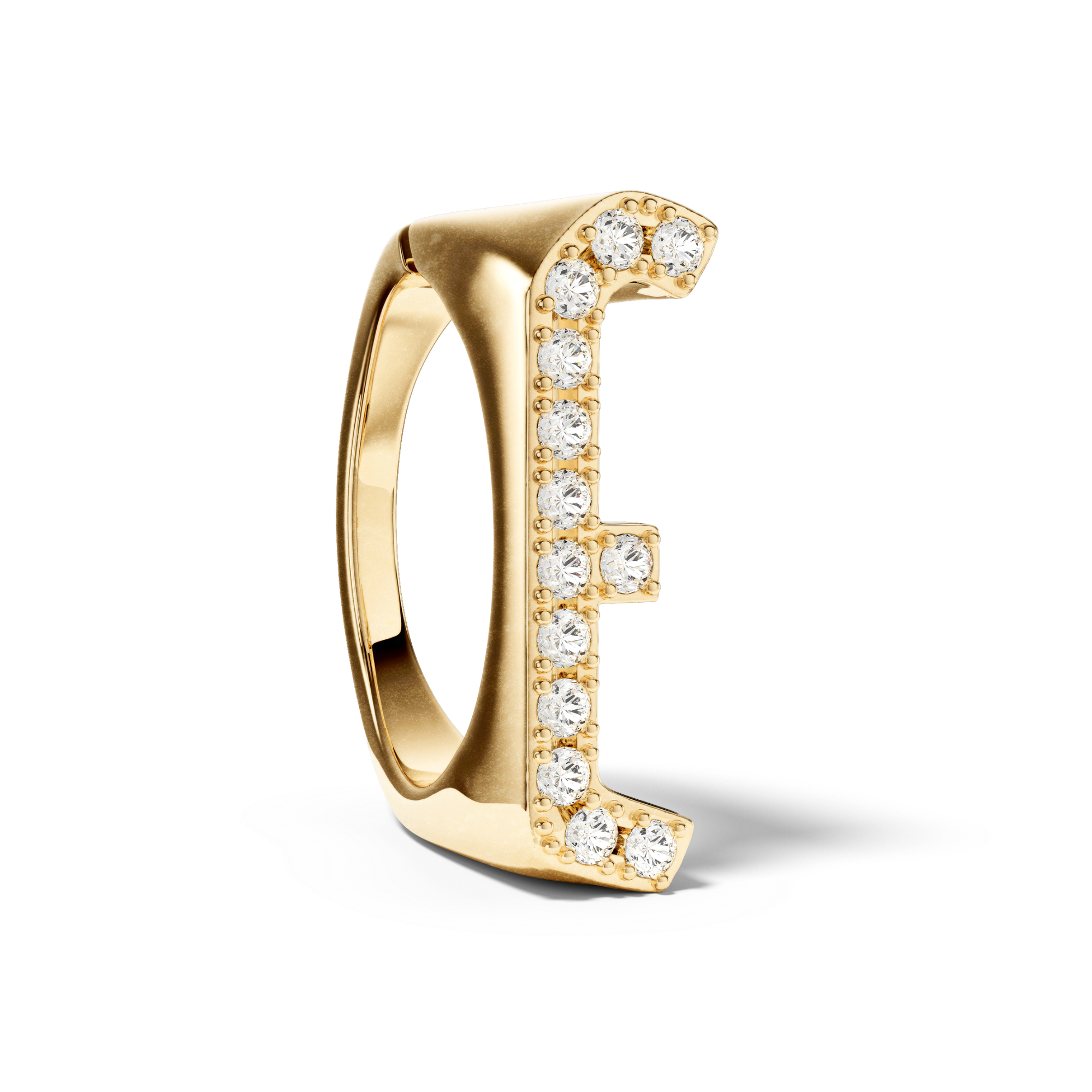 Bague Initial E - Sun Society 
