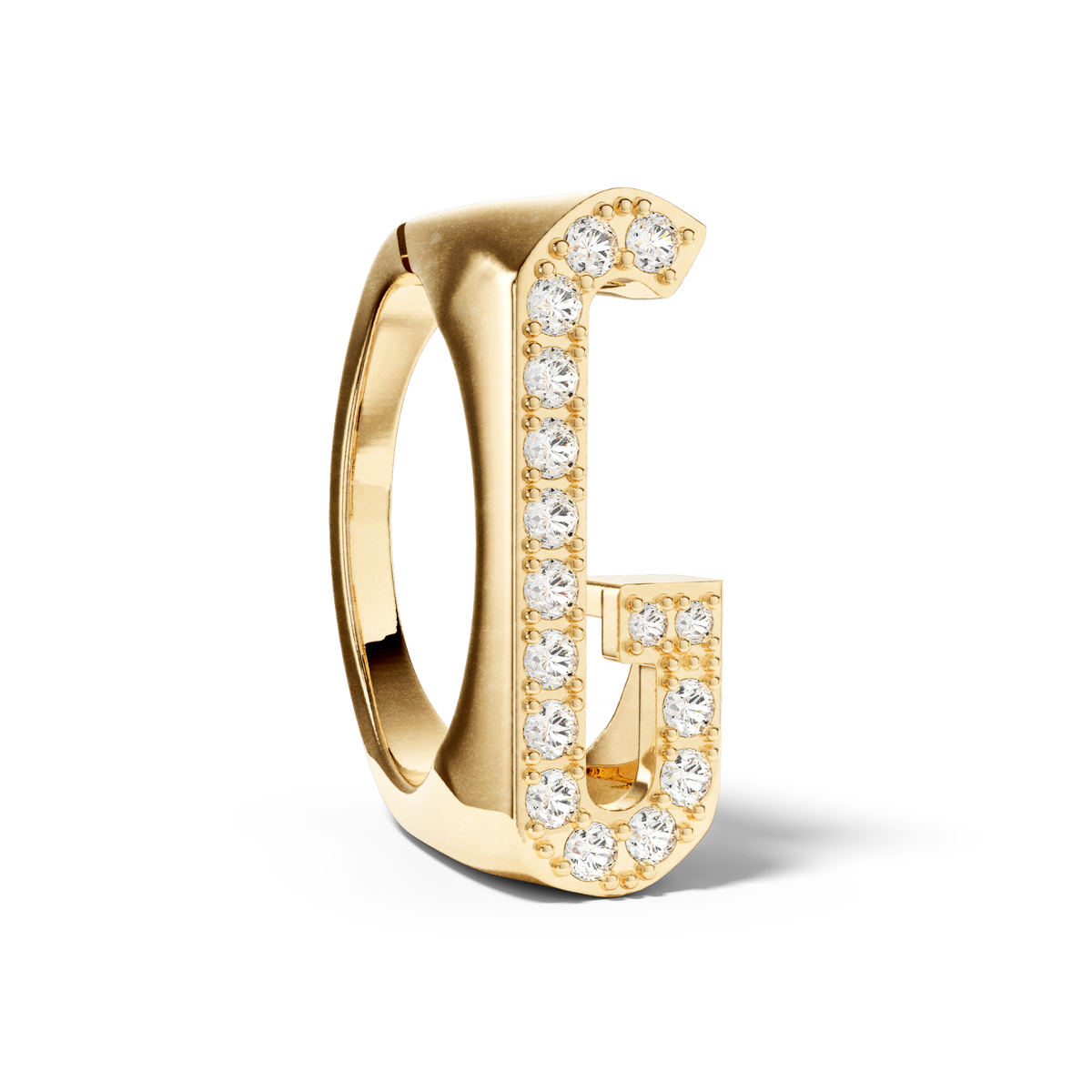 Bague Initial G - Sun Society 