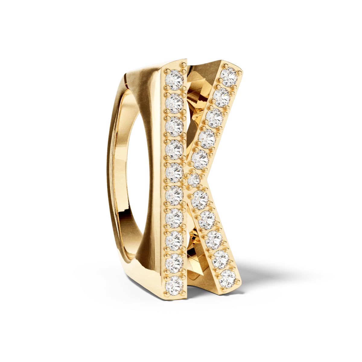 Bague Initial K - Sun Society 