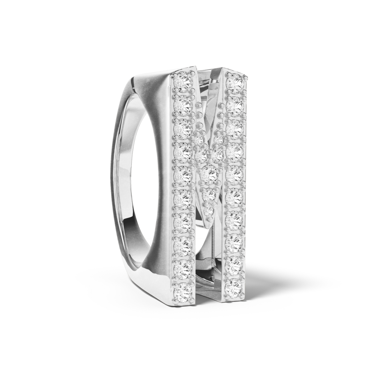 Bague Initial M - Sun Society 