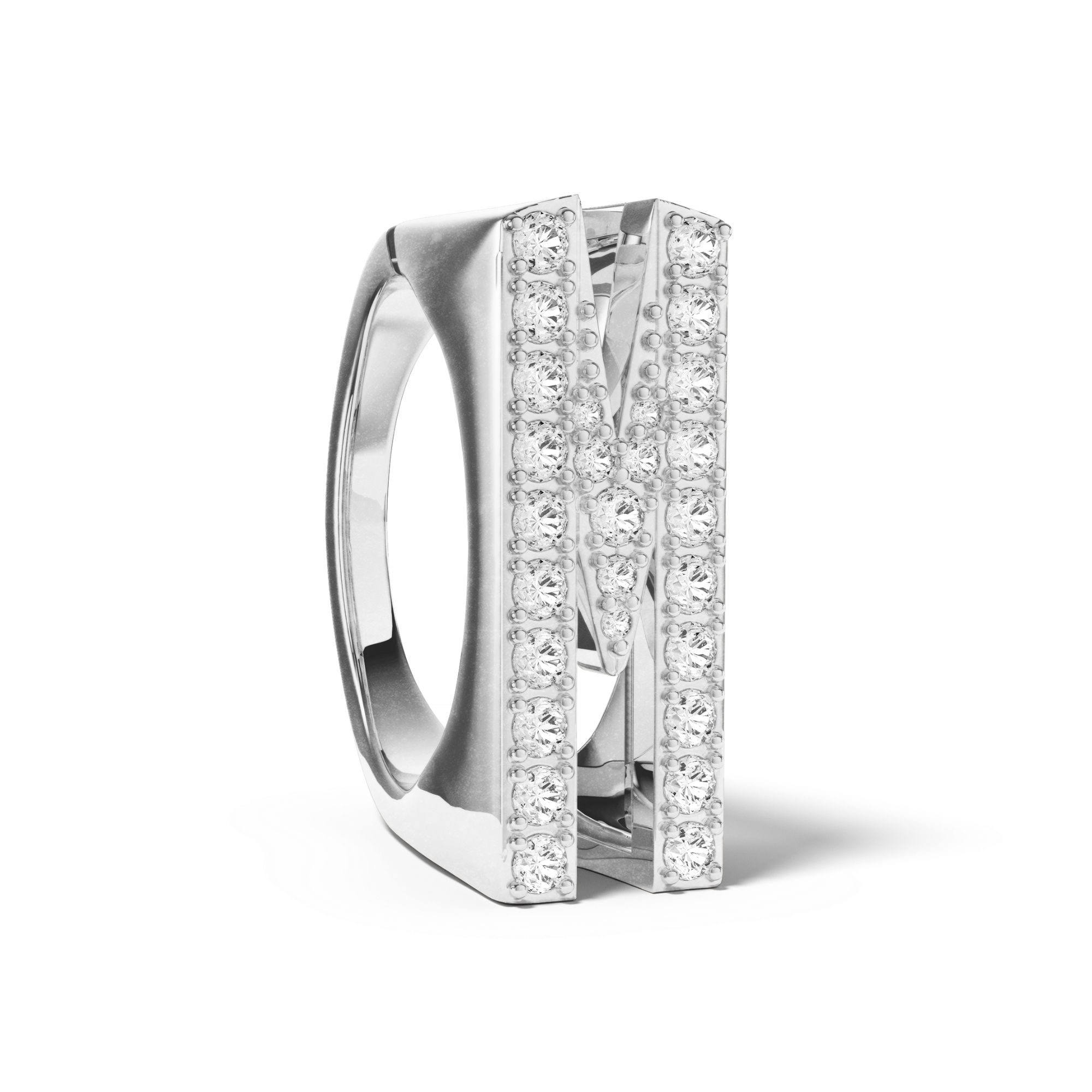 Bague Initial M - Sun Society 