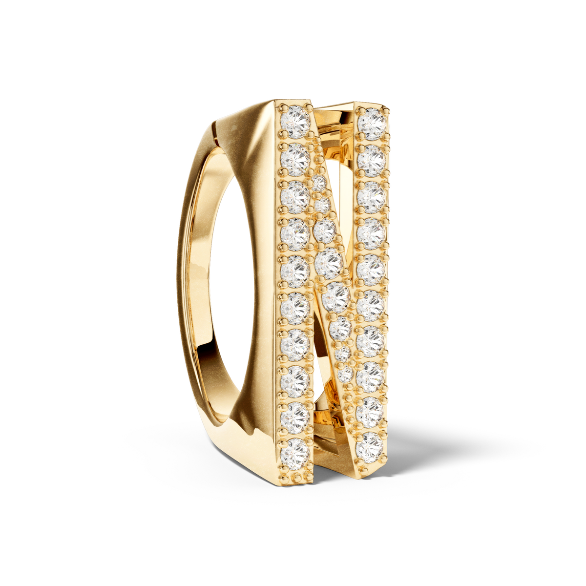Bague Initial N - Sun Society 