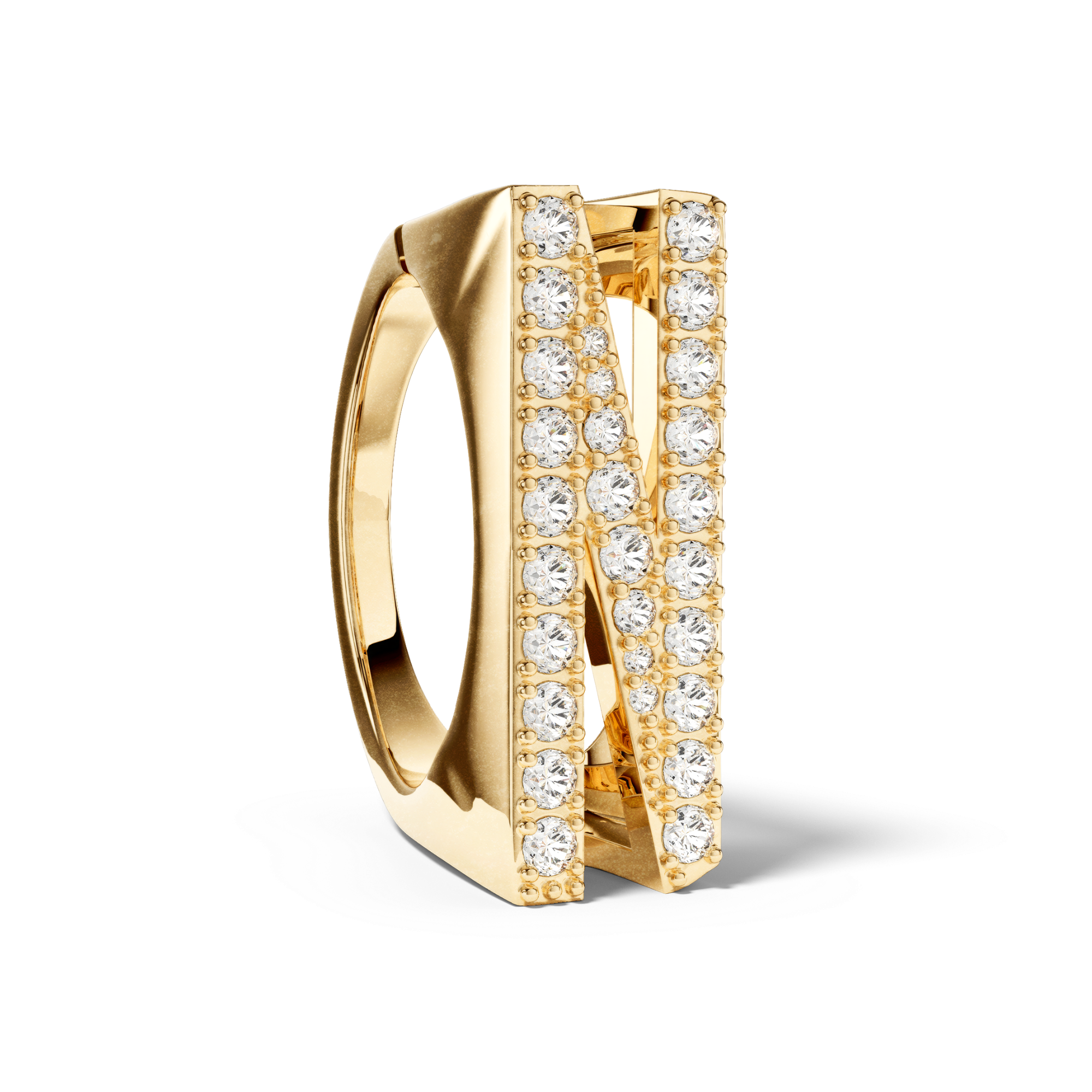 Bague Initial N - Sun Society 