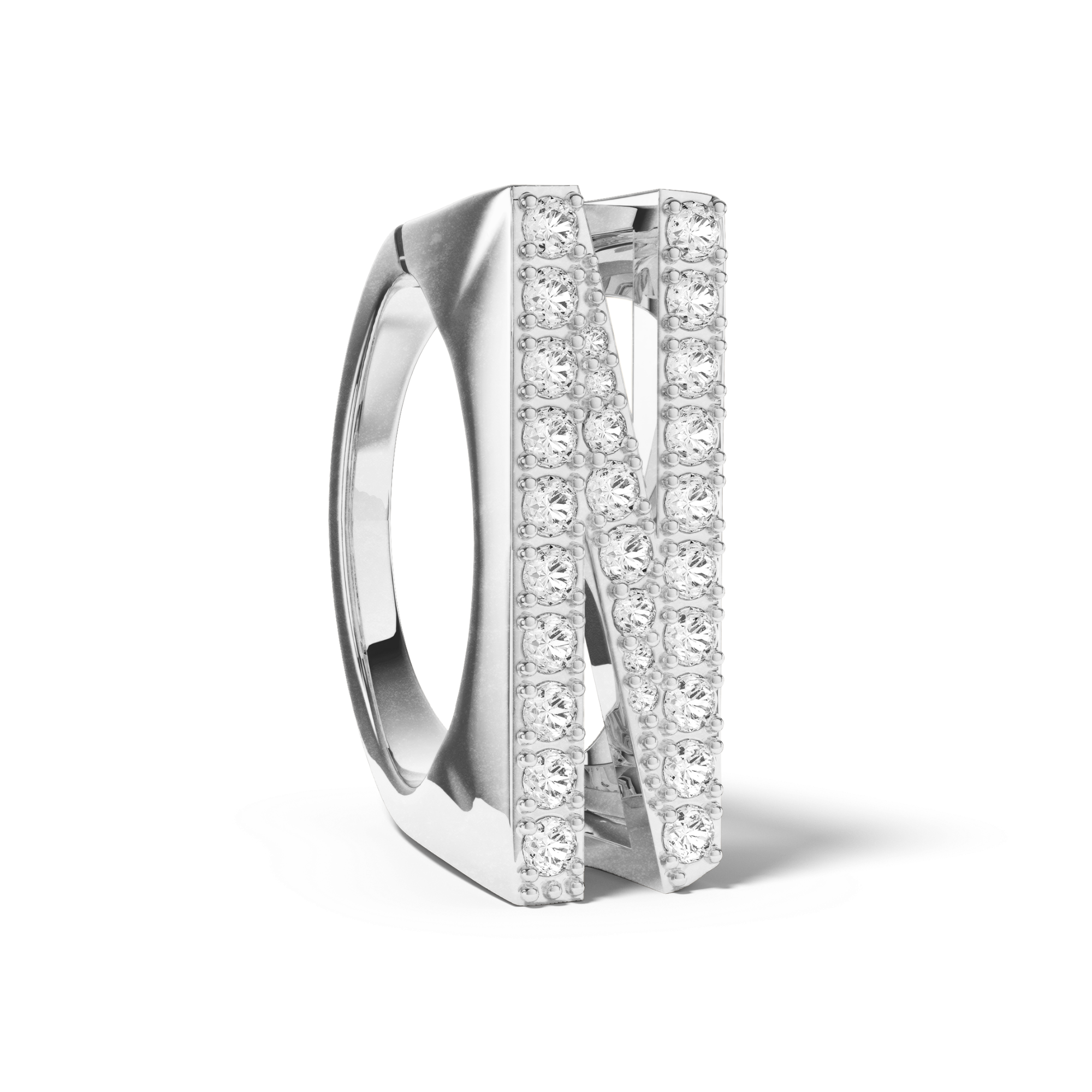 Bague Initial N - Sun Society 