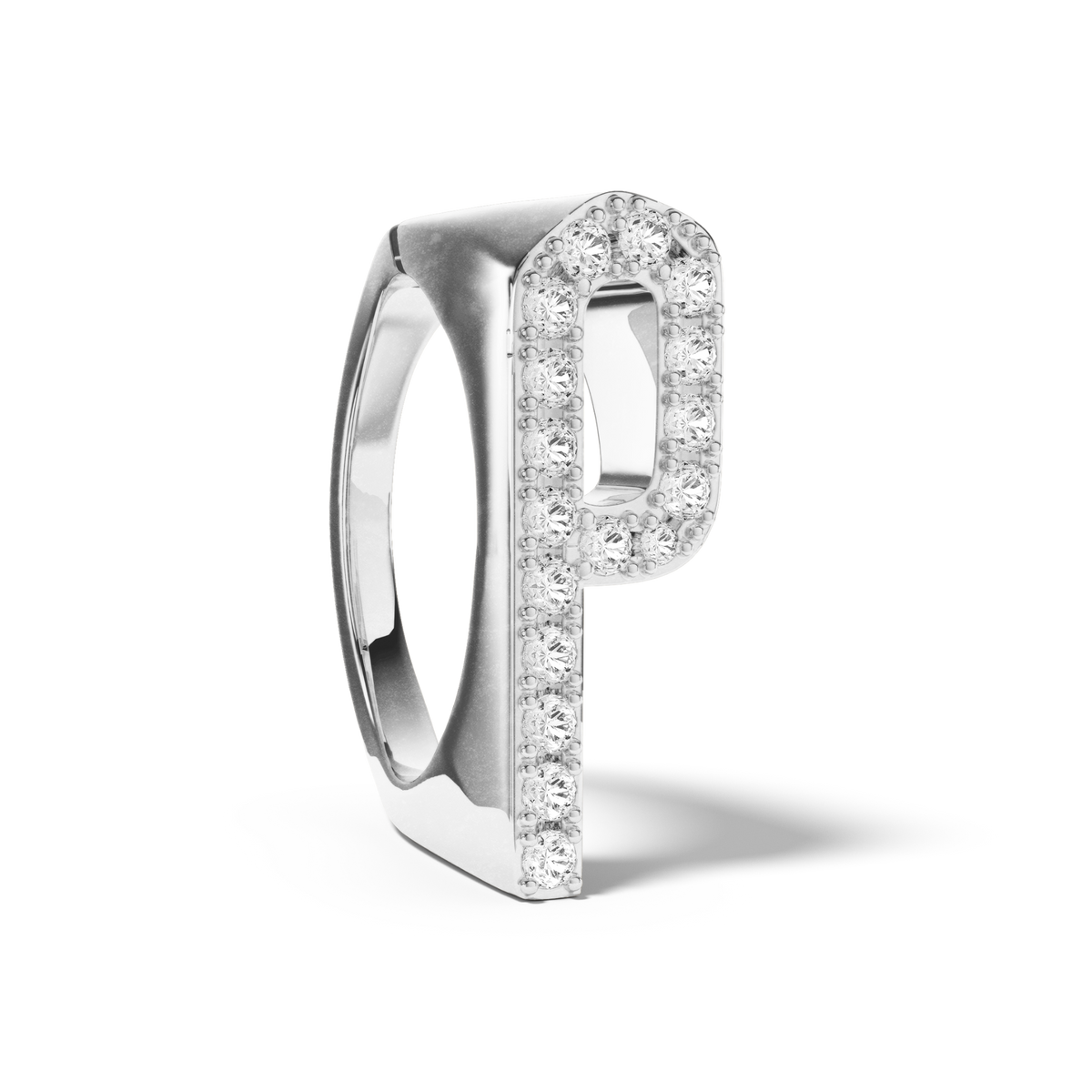 Bague Initial P - Sun Society 