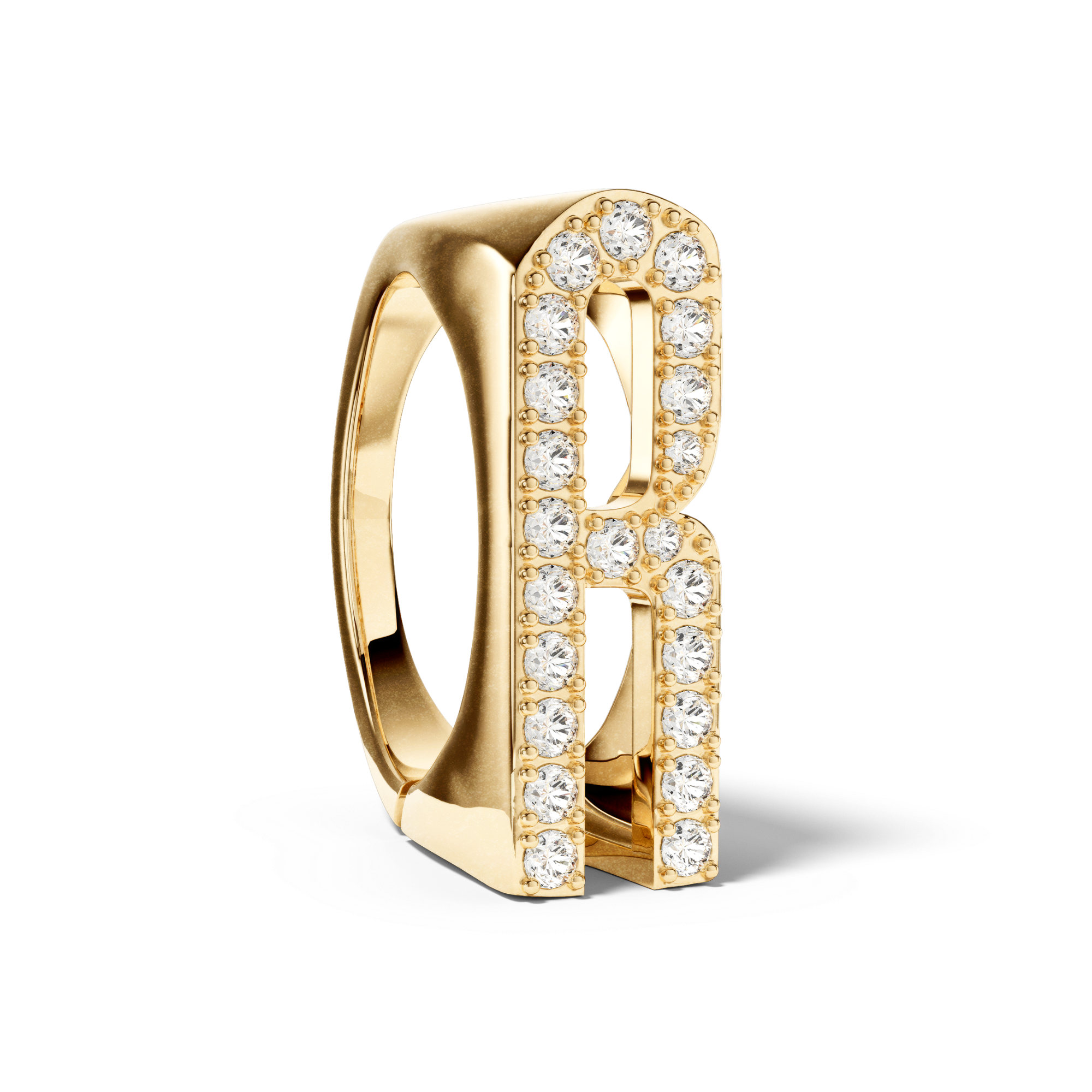 Bague Initial R - Sun Society 