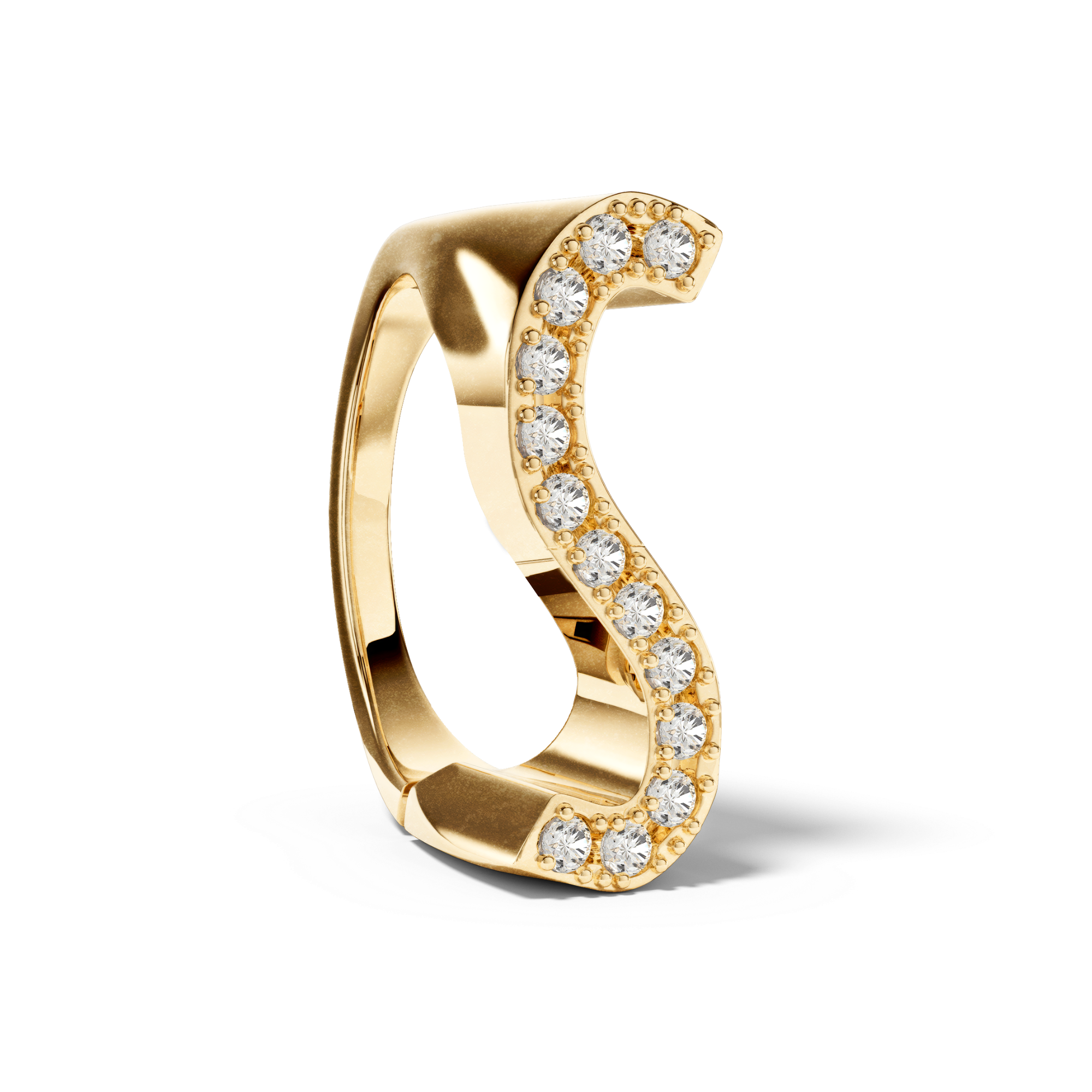 Bague Initial S - Sun Society 