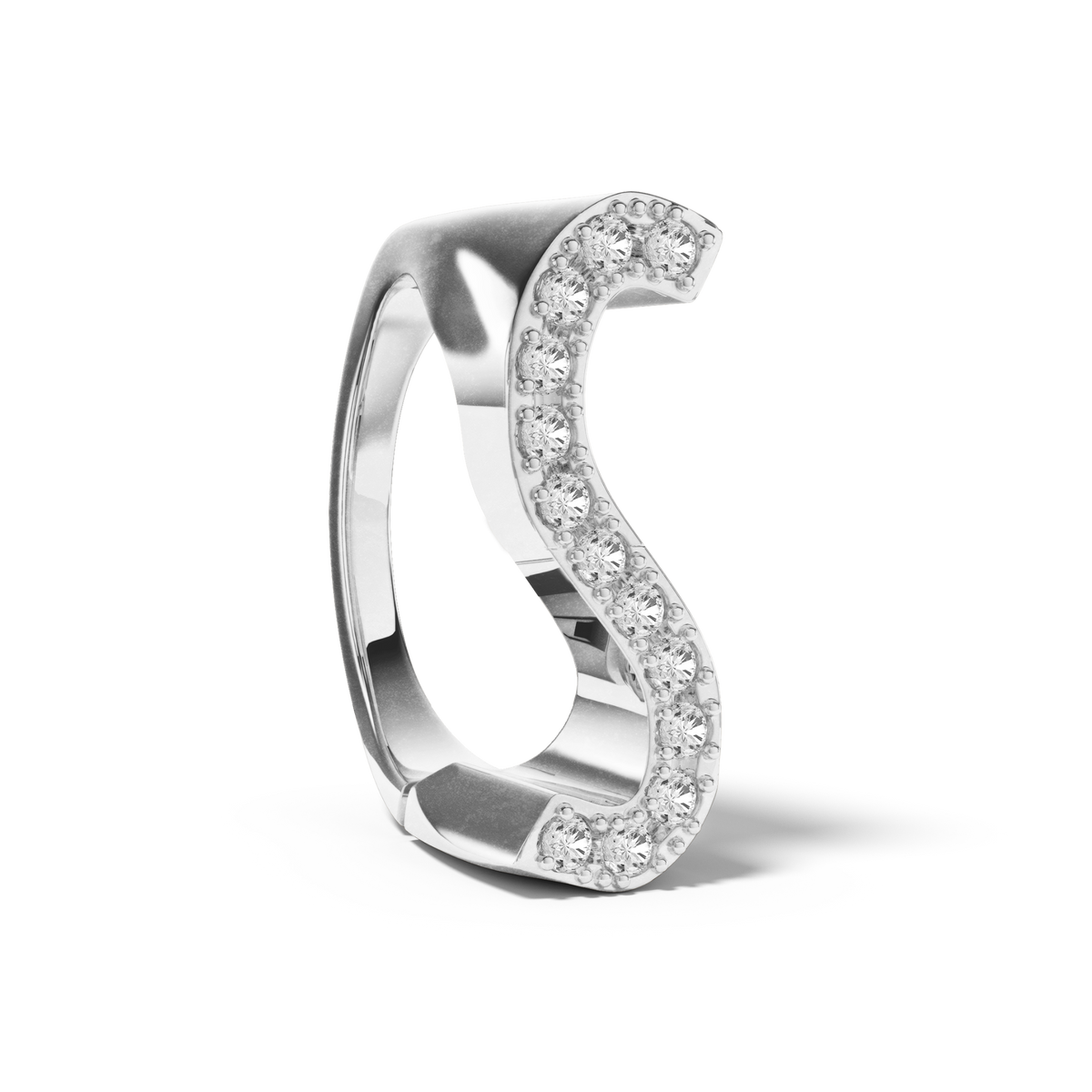 Bague Initial S - Sun Society 
