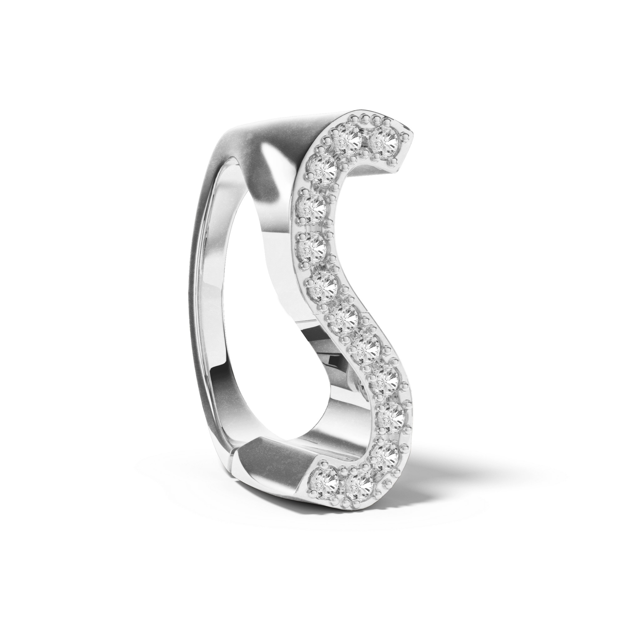 Bague Initial S - Sun Society 
