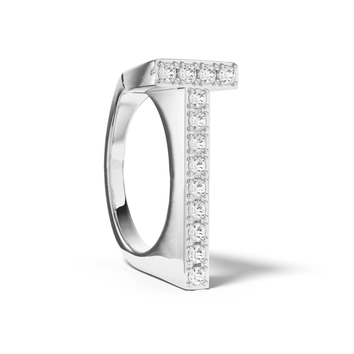 Bague Initial T - Sun Society 