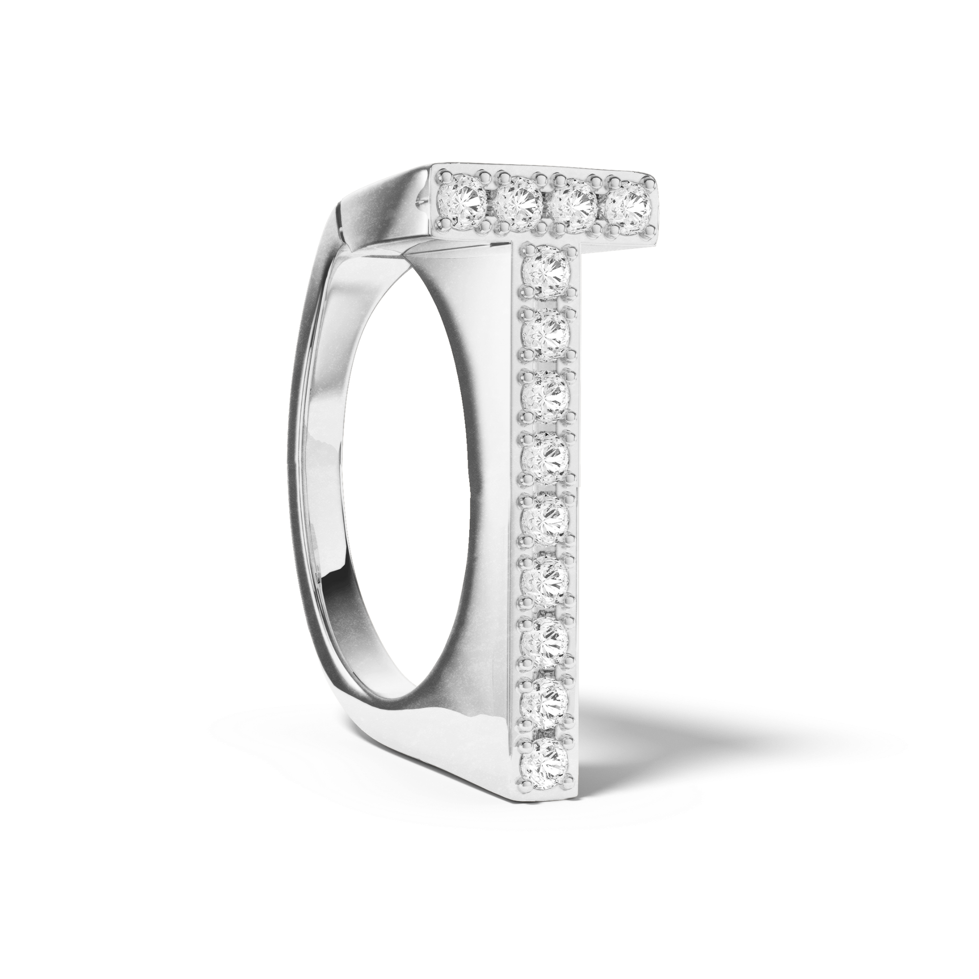 Bague Initial T - Sun Society 