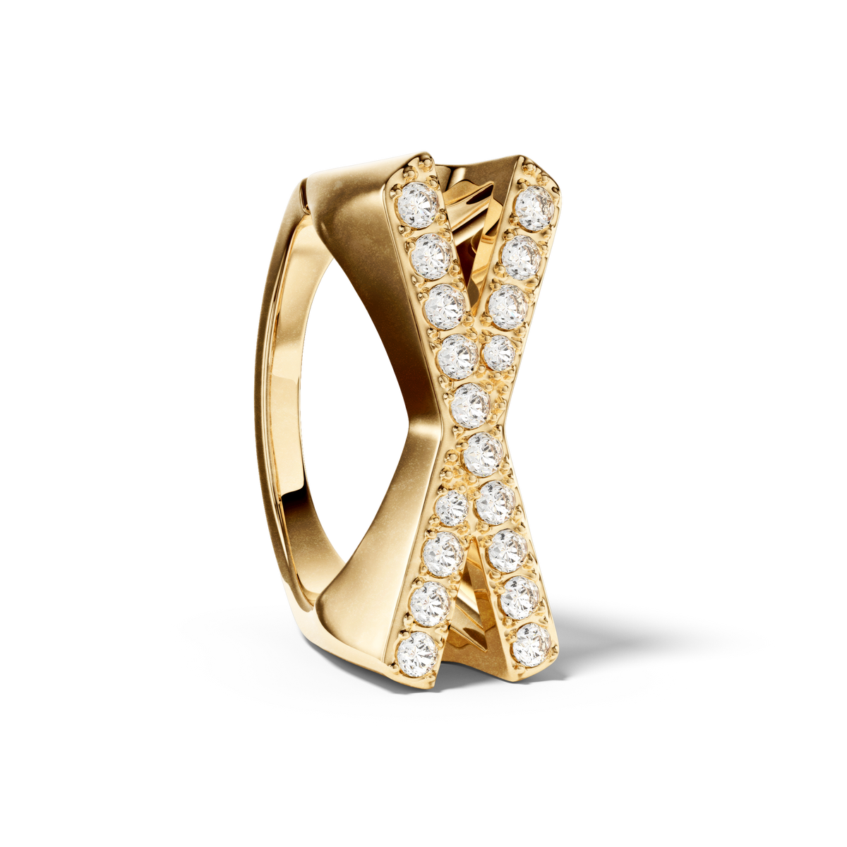 Bague Initial X - Sun Society 