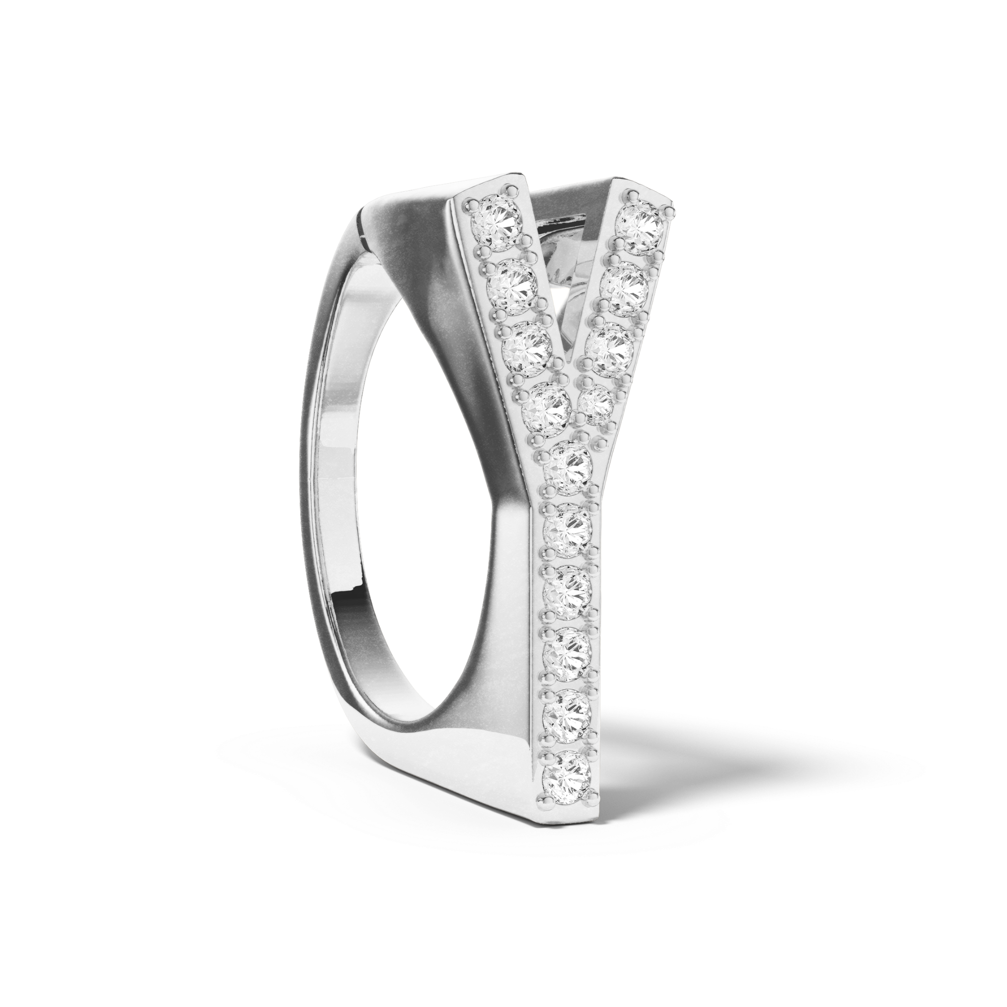 Bague Initial Y - Sun Society 