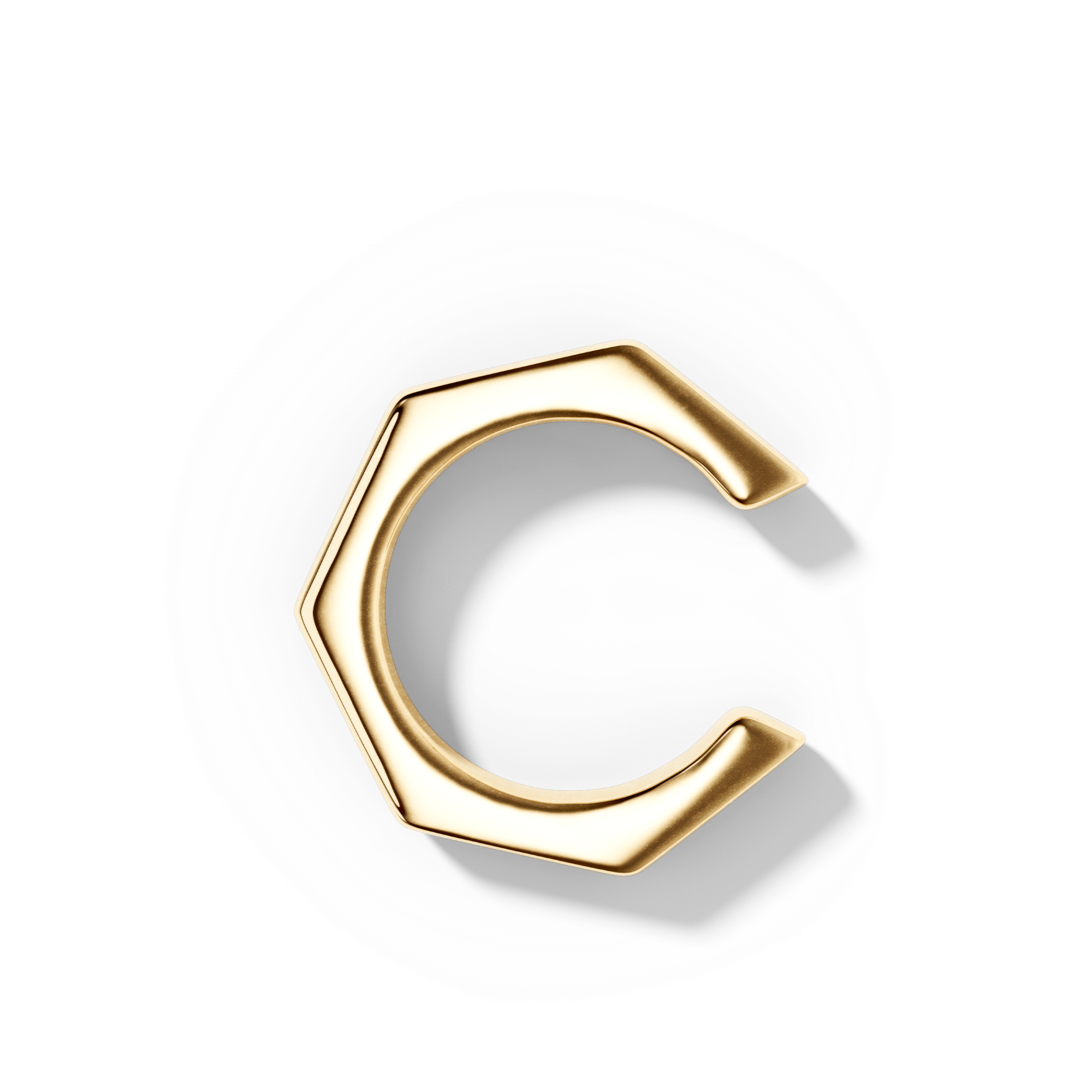 Earcuff Heptagonal No Stone - Sun Society 