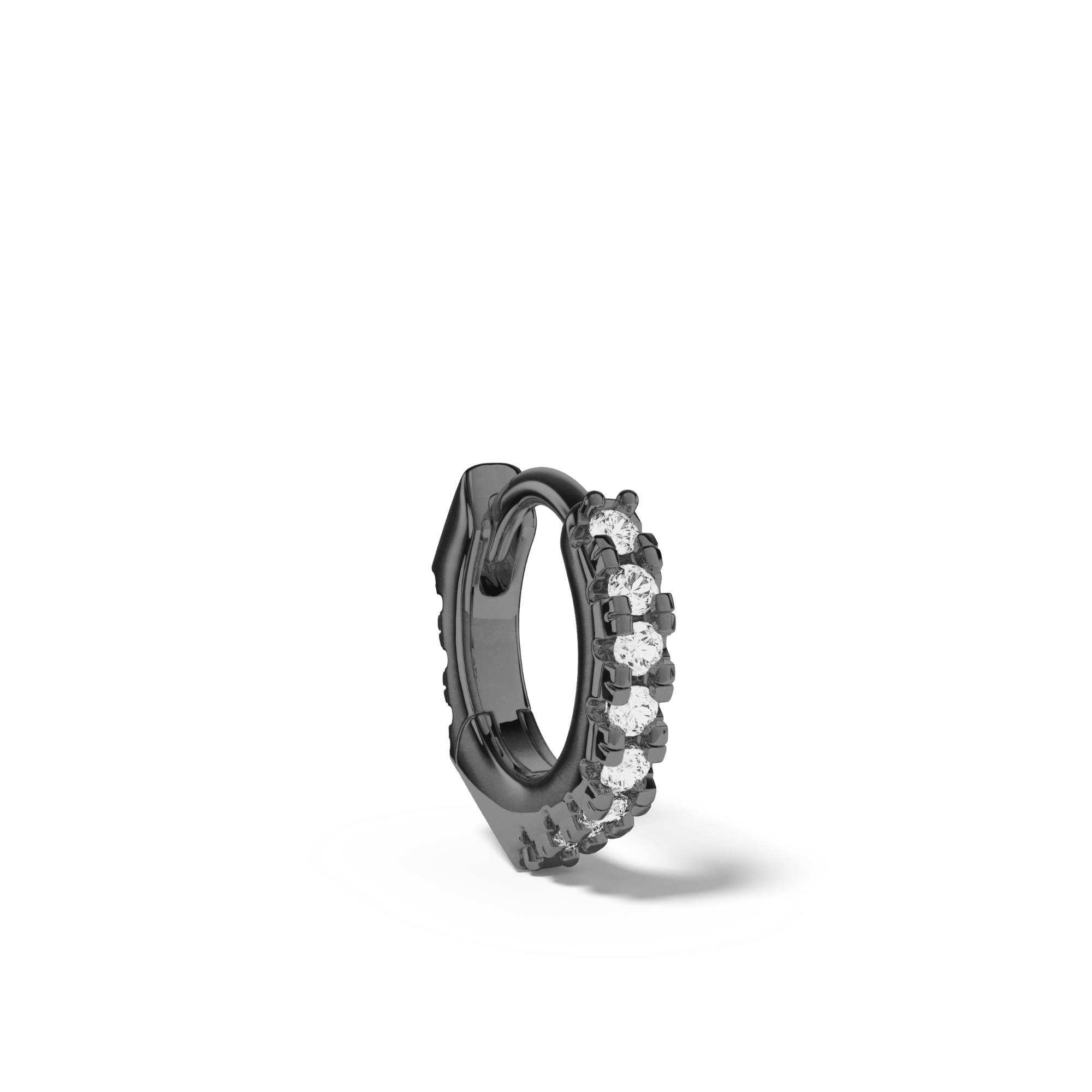 Boucle Heptagonal Pavée 6.5 mm - Sun Society 