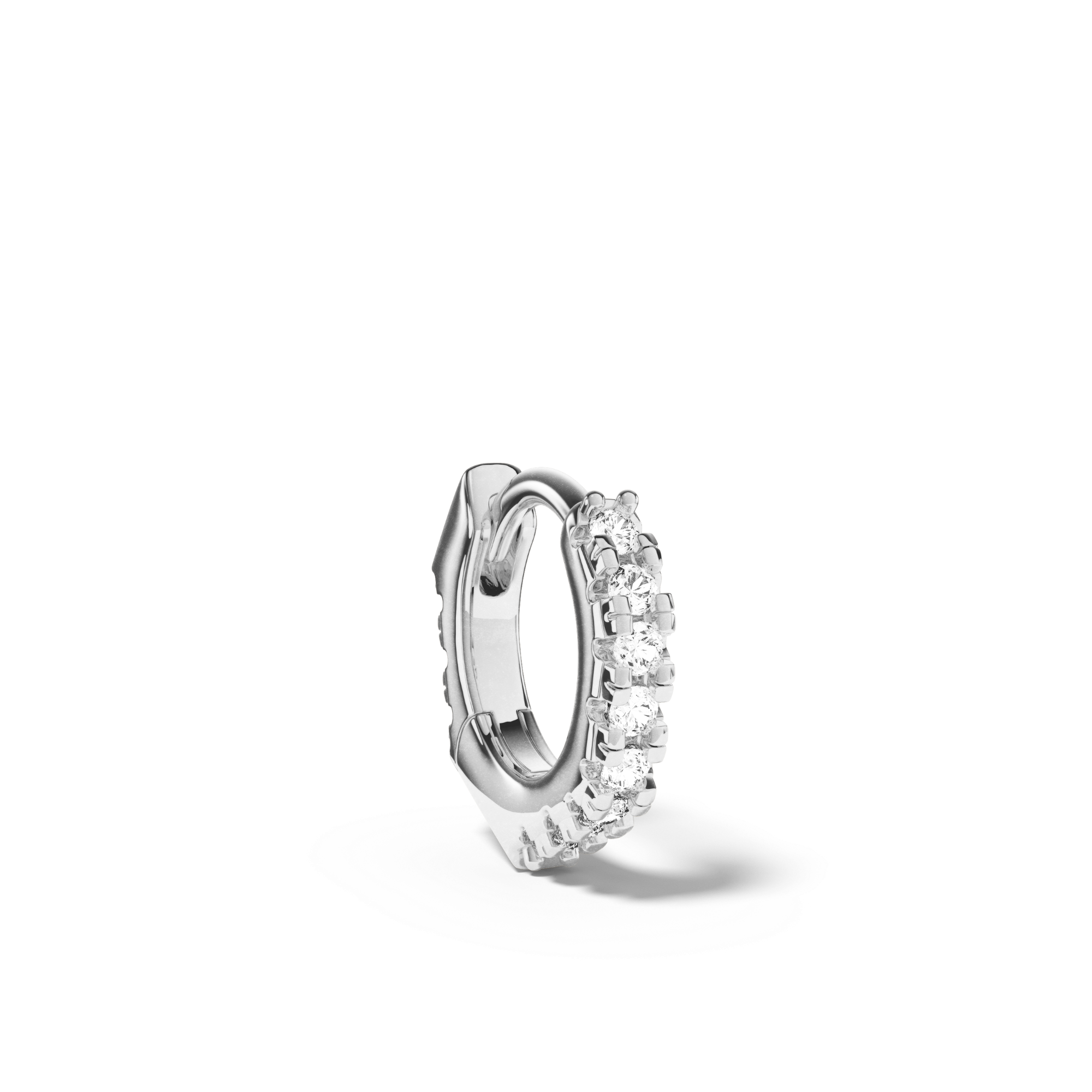 Boucle Heptagonal Pavée 6.5 mm - Sun Society 