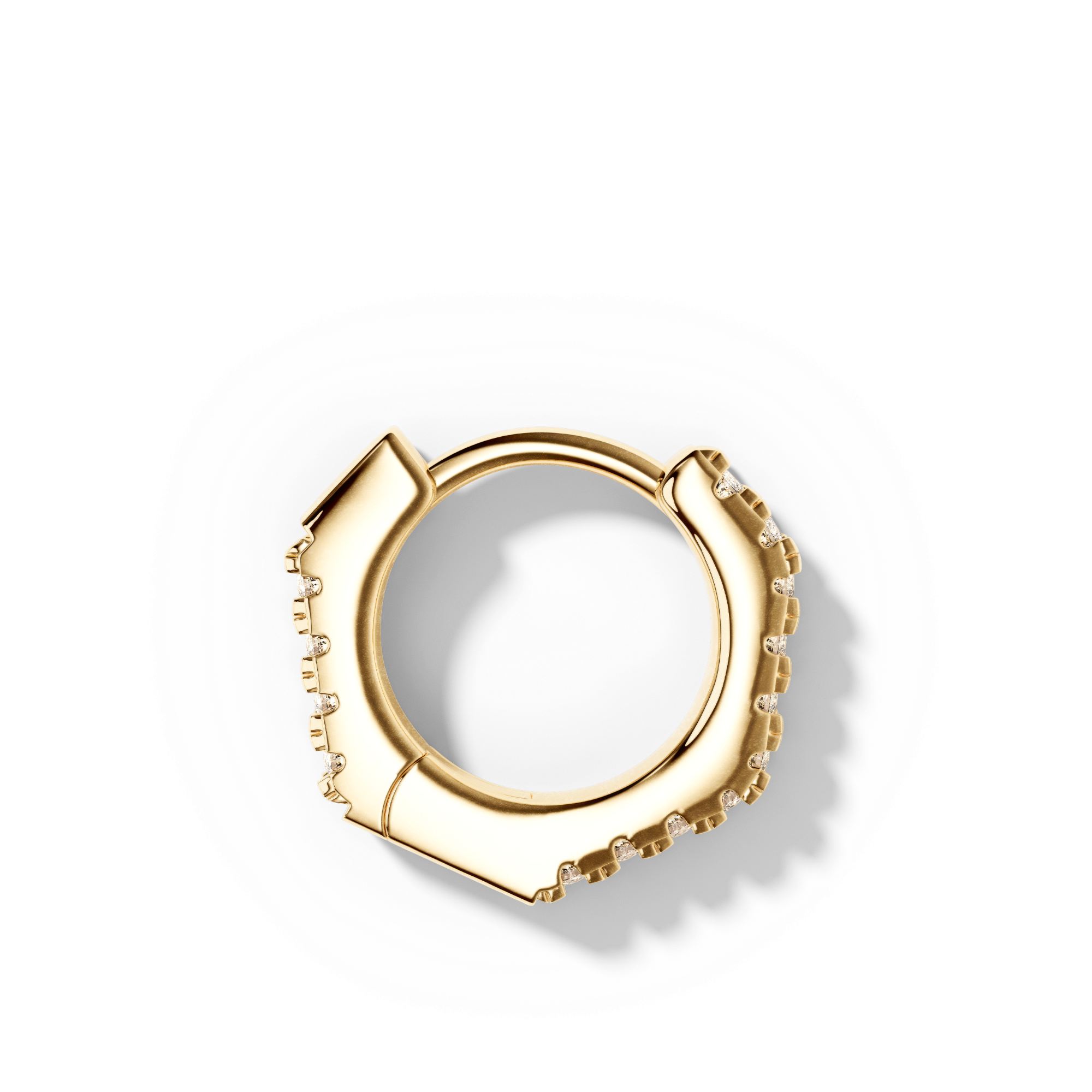 Boucle Heptagonal Pavée 8 mm - Sun Society 
