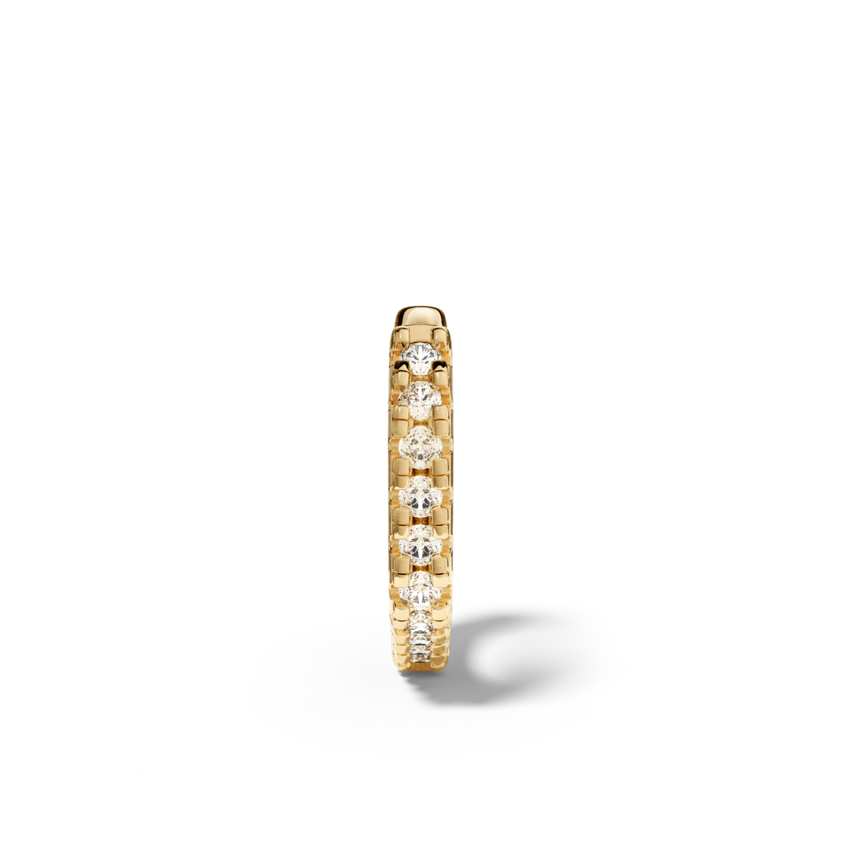 Boucle Heptagonal Pavée 8 mm - Sun Society 