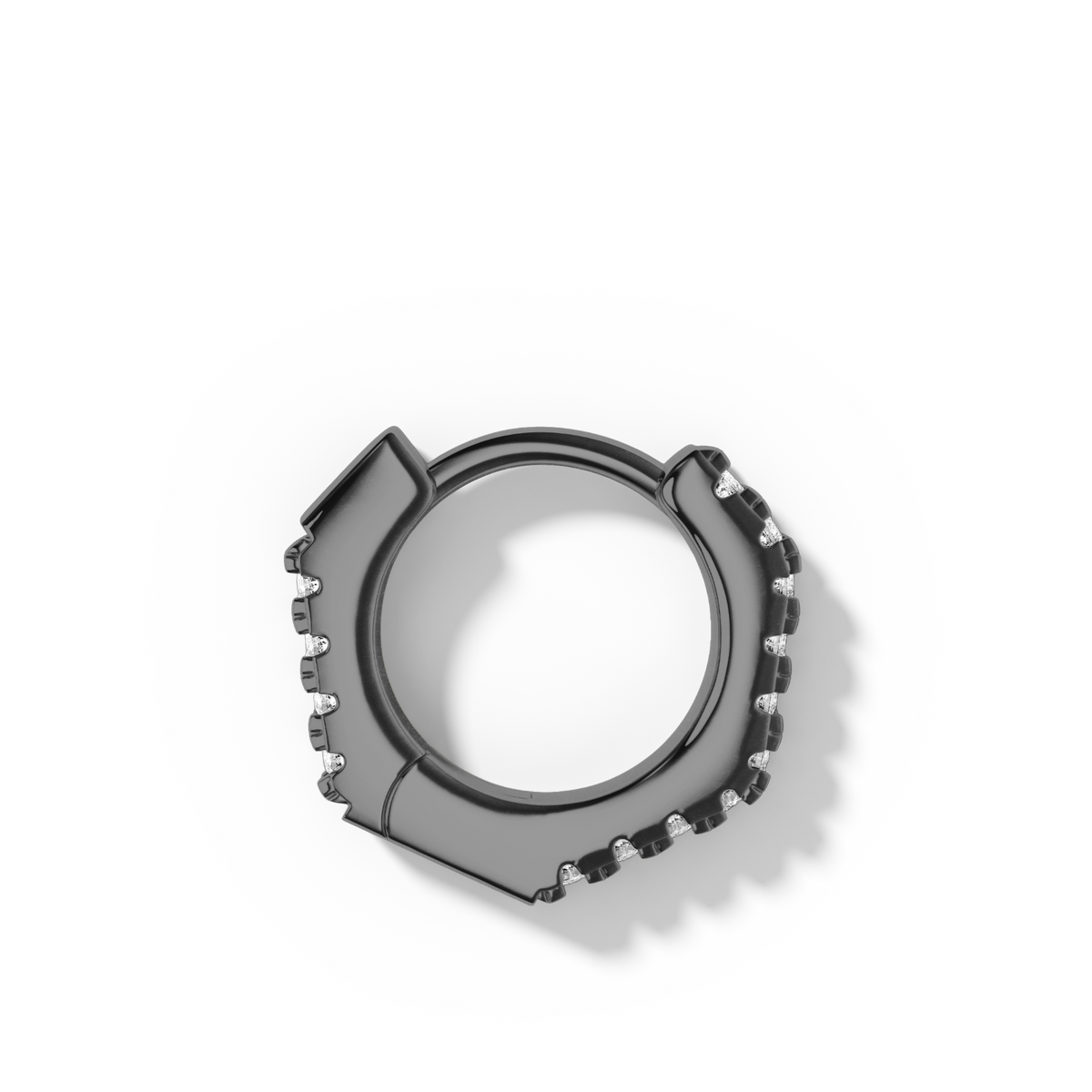 Boucle Heptagonal Pavée 8 mm - Sun Society 
