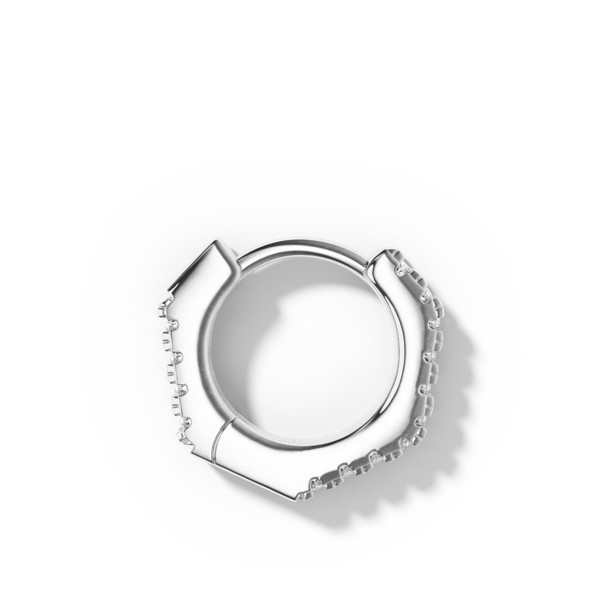 Boucle Heptagonal Pavée 8 mm - Sun Society 