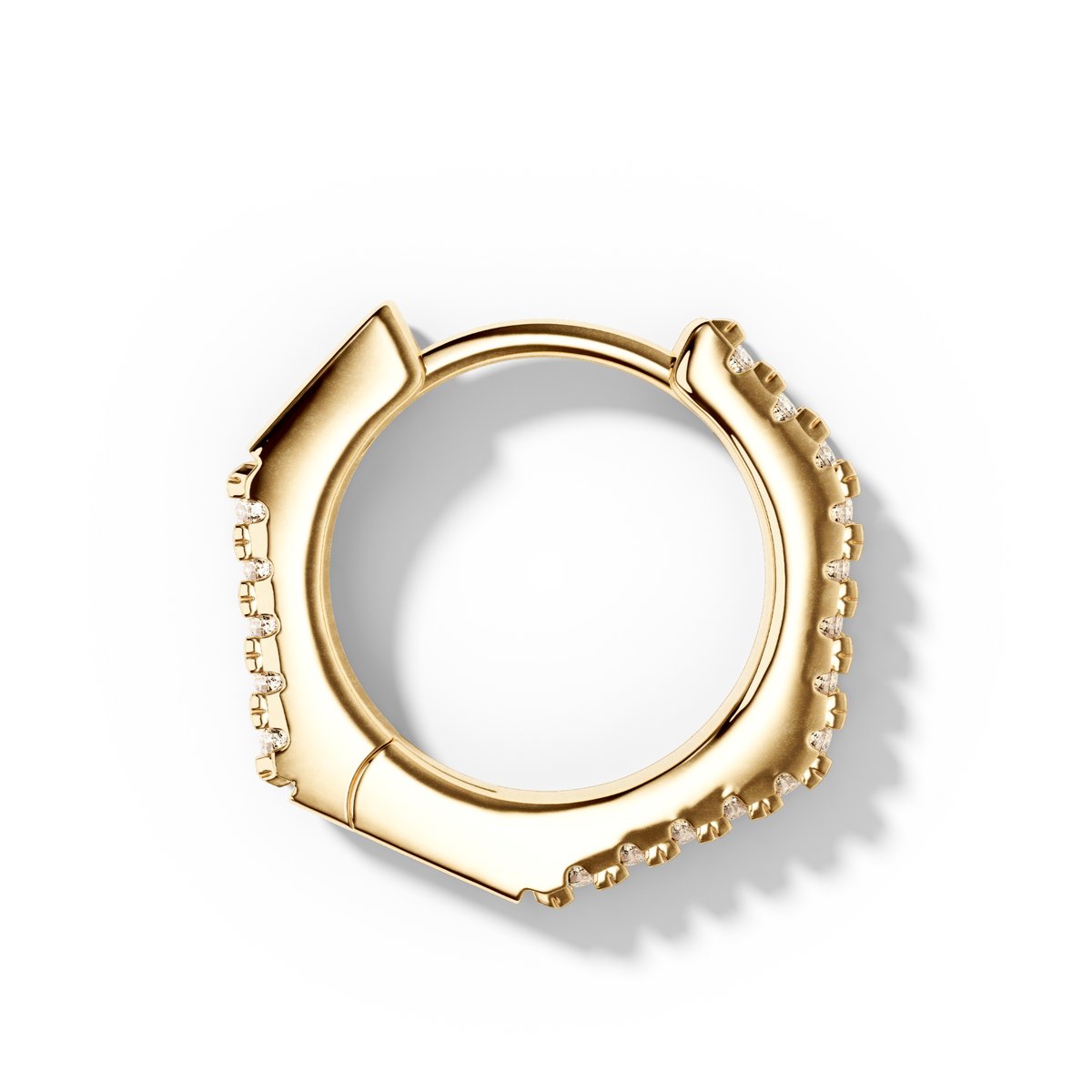 Boucle Heptagonal Pavée 10.5 mm - Sun Society 