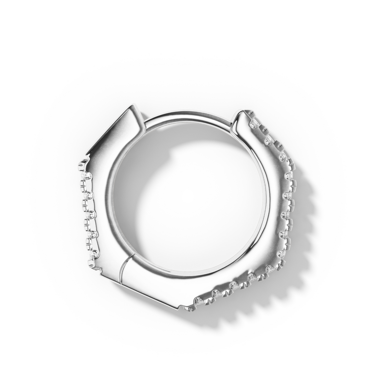 Boucle Heptagonal Pavée 10.5 mm - Sun Society 