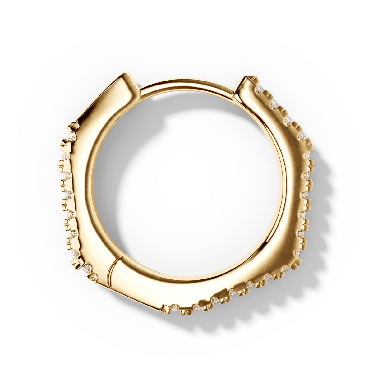 Boucle Heptagonal Pavée 13 mm - Sun Society 