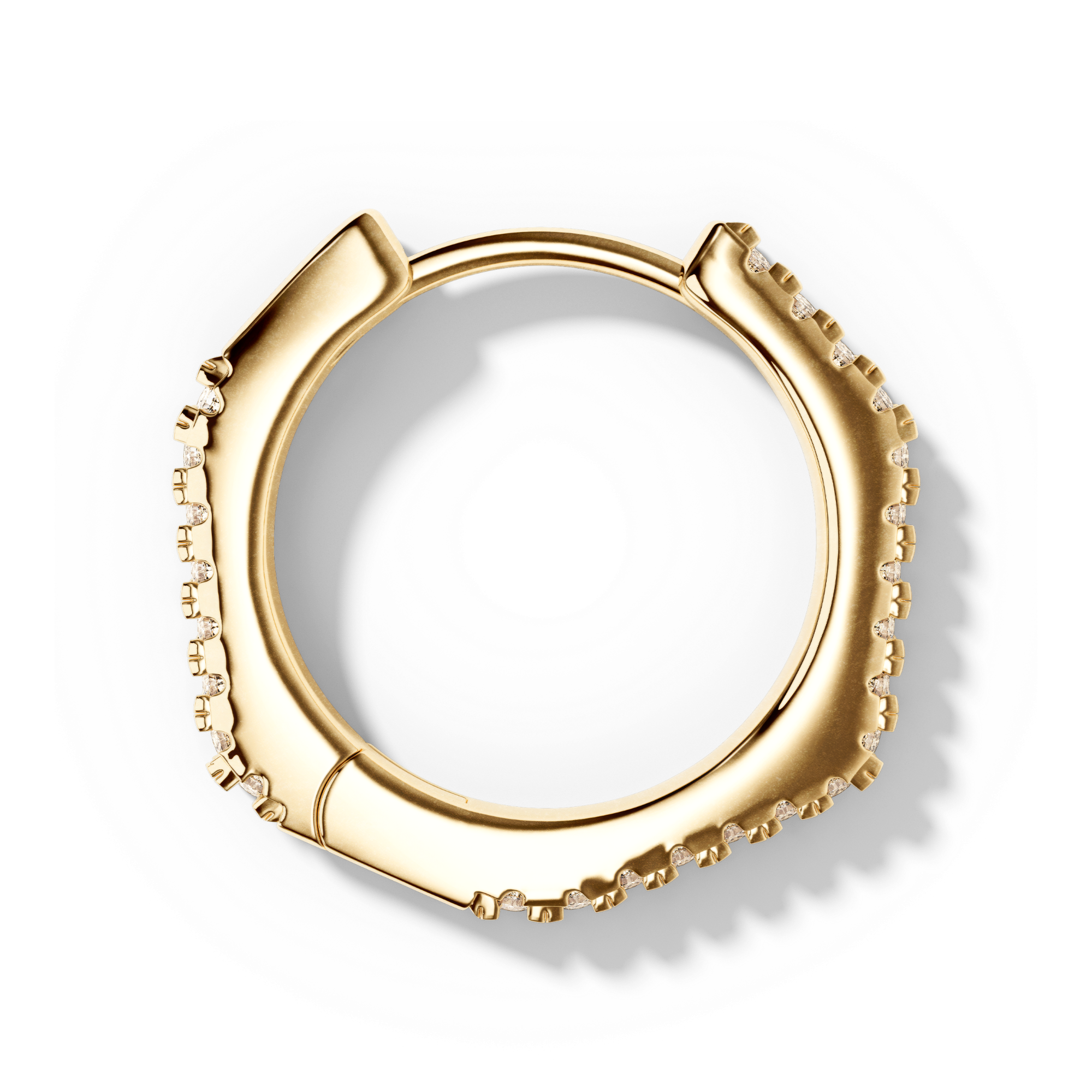 Boucle Heptagonal Pavée 13 mm - Sun Society 