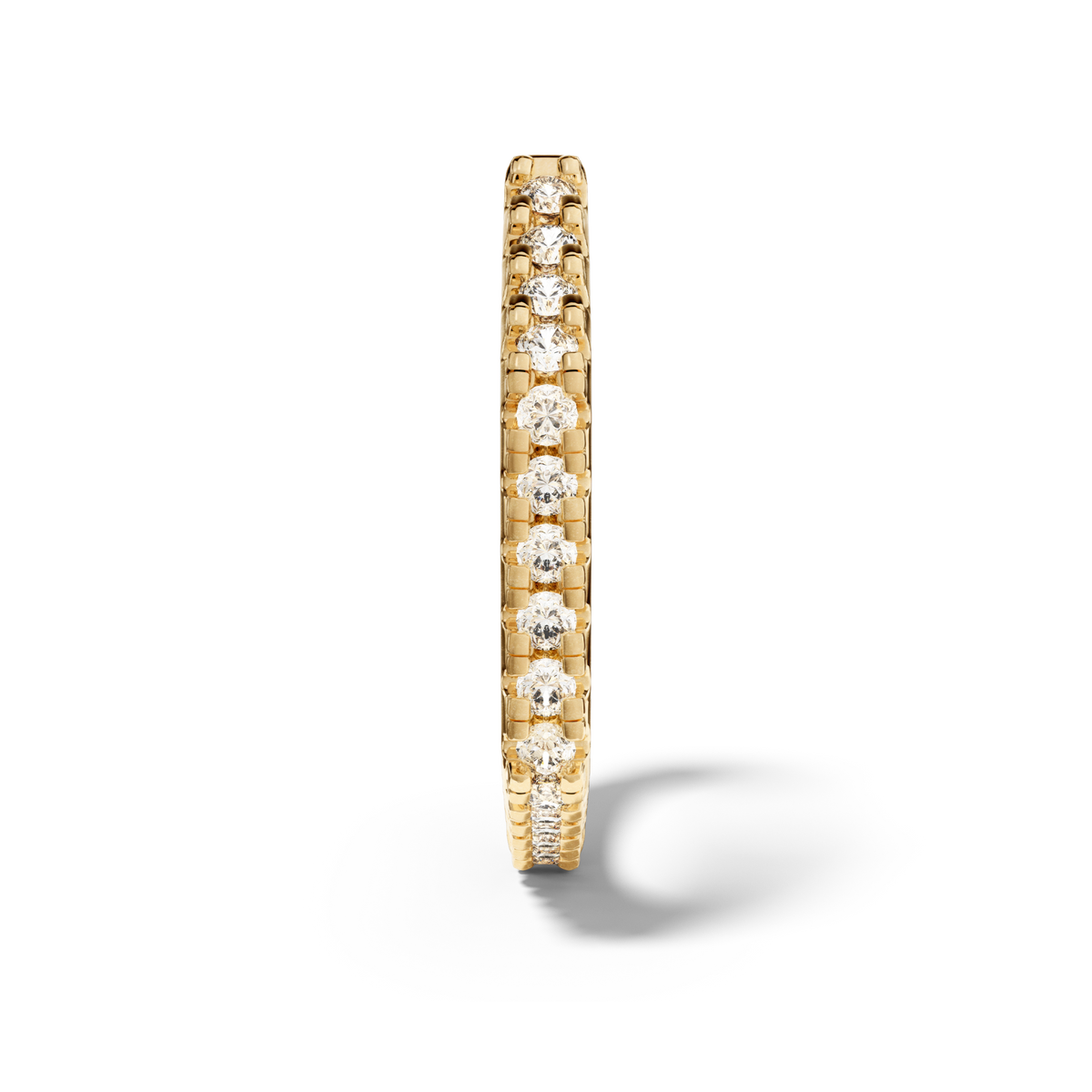 Boucle Heptagonal Pavée 13 mm - Sun Society 