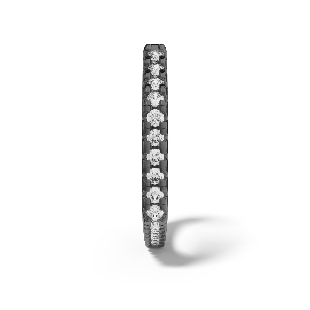 Boucle Heptagonal Pavée 13 mm - Sun Society 