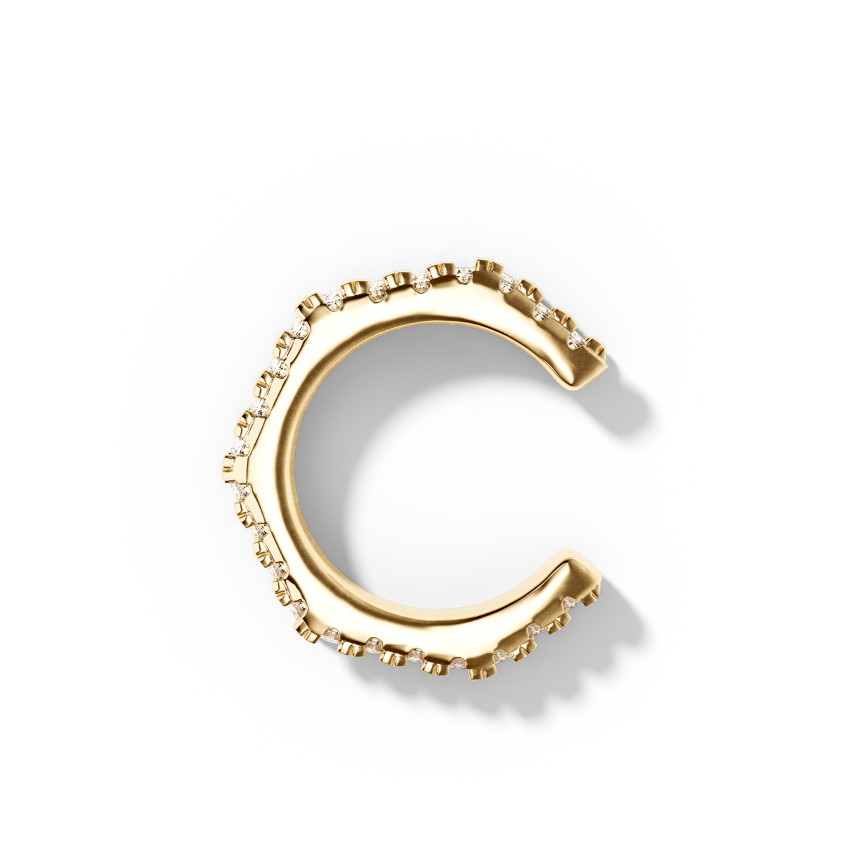 Earcuff Heptagonal Pavée - Sun Society 