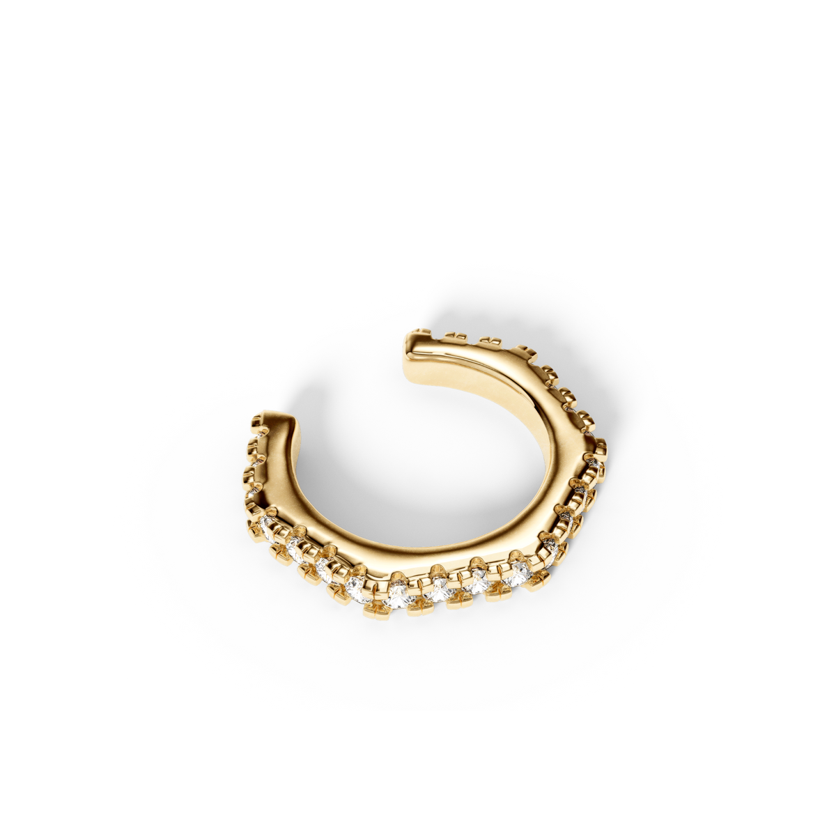 Earcuff Heptagonal Pavée - Sun Society 