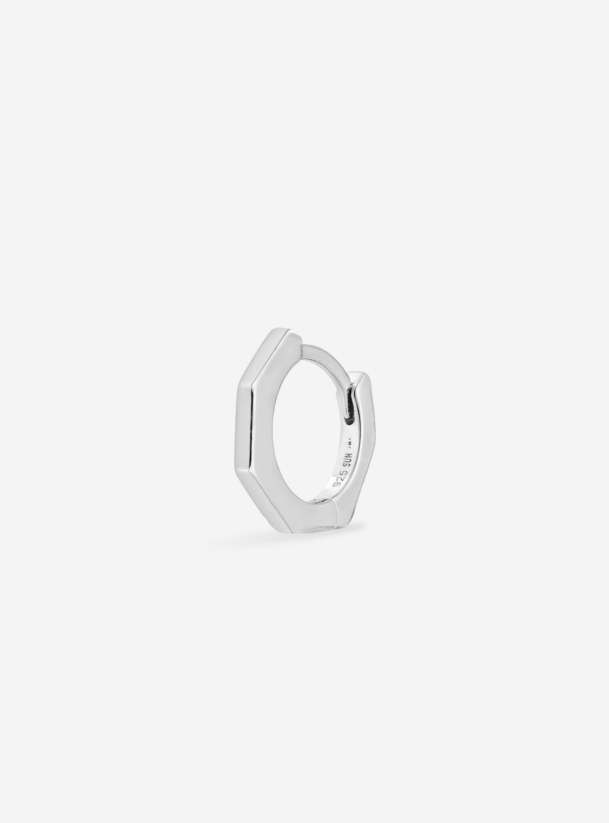 Boucle Heptagonal No Stone 6.5 mm - Sun Society boucles d'oreille